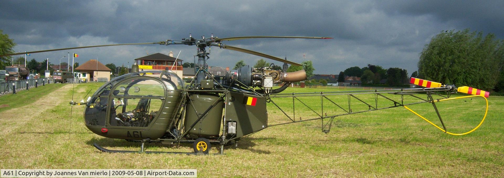 A61, Sud Aviation SA-318C Alouette II C/N 00000000, Semmerzake Open Door