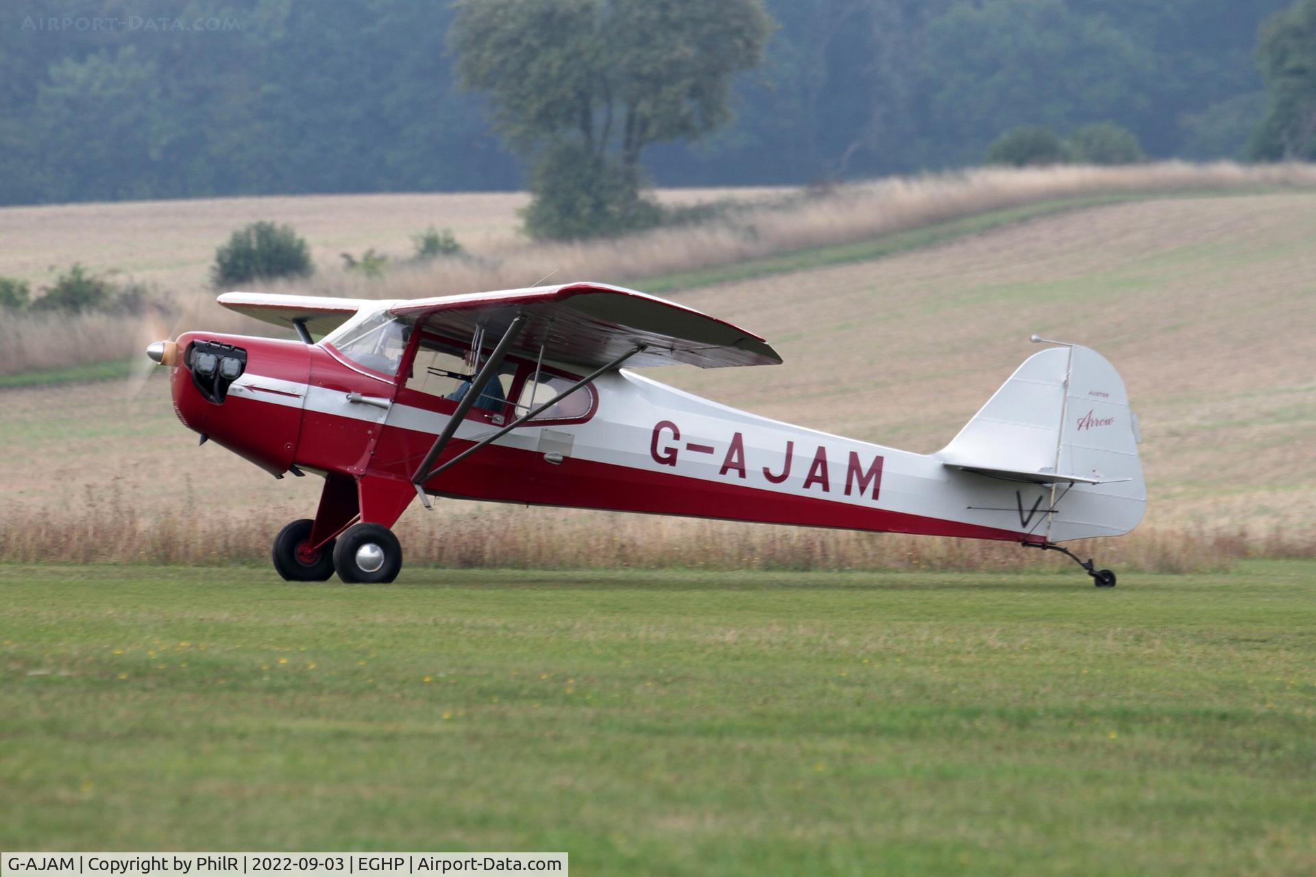 G-AJAM, 1946 Auster J-2 Arrow C/N 2371, G-AJAM 1946 Auster 5J2 Arrow LAA Rally Popham