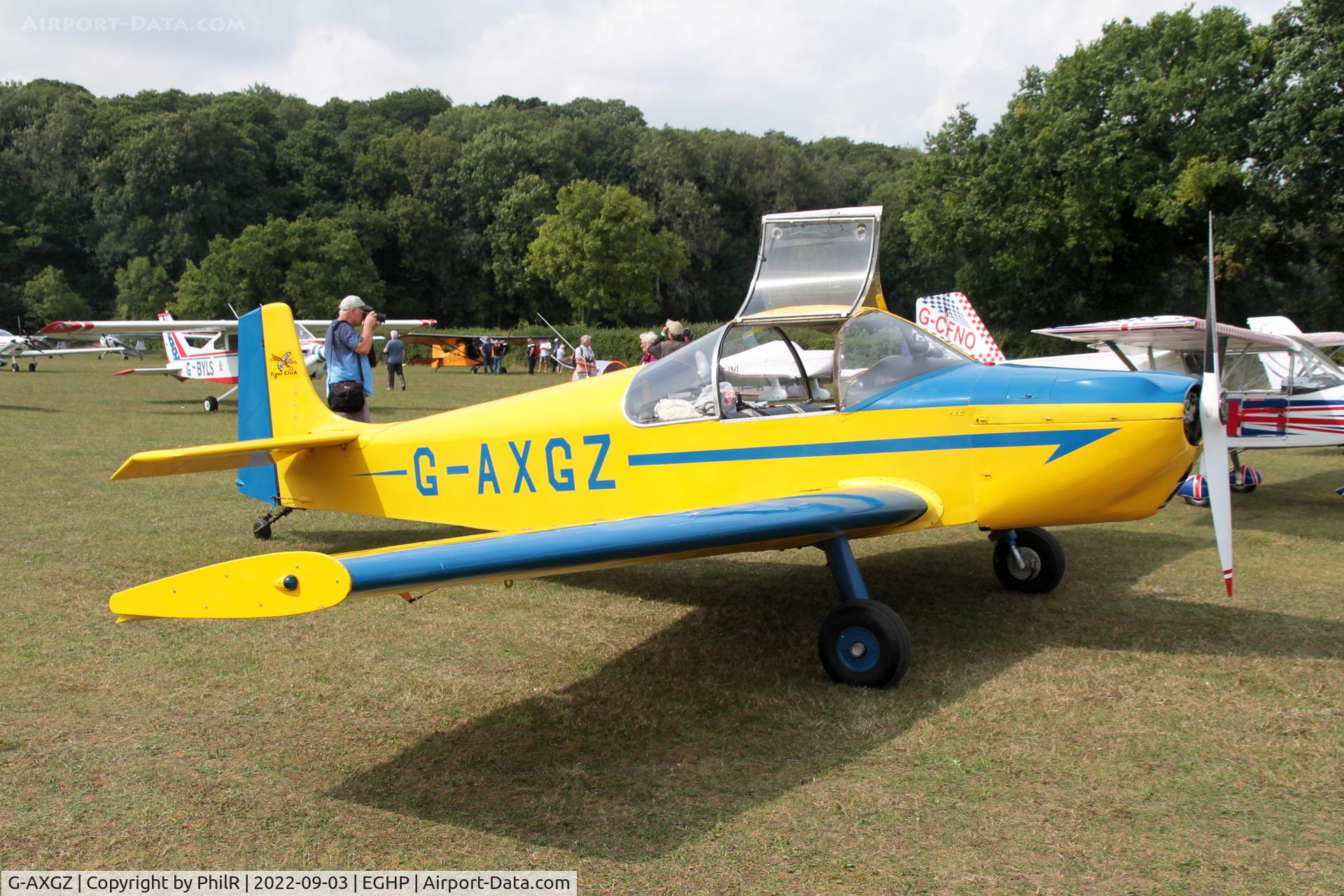 G-AXGZ, 1970 Rollason Druine D-62B Condor C/N RAE/643, G-AXGZ 1970 Rollason Druine D62B Condor LAA Rally Popham