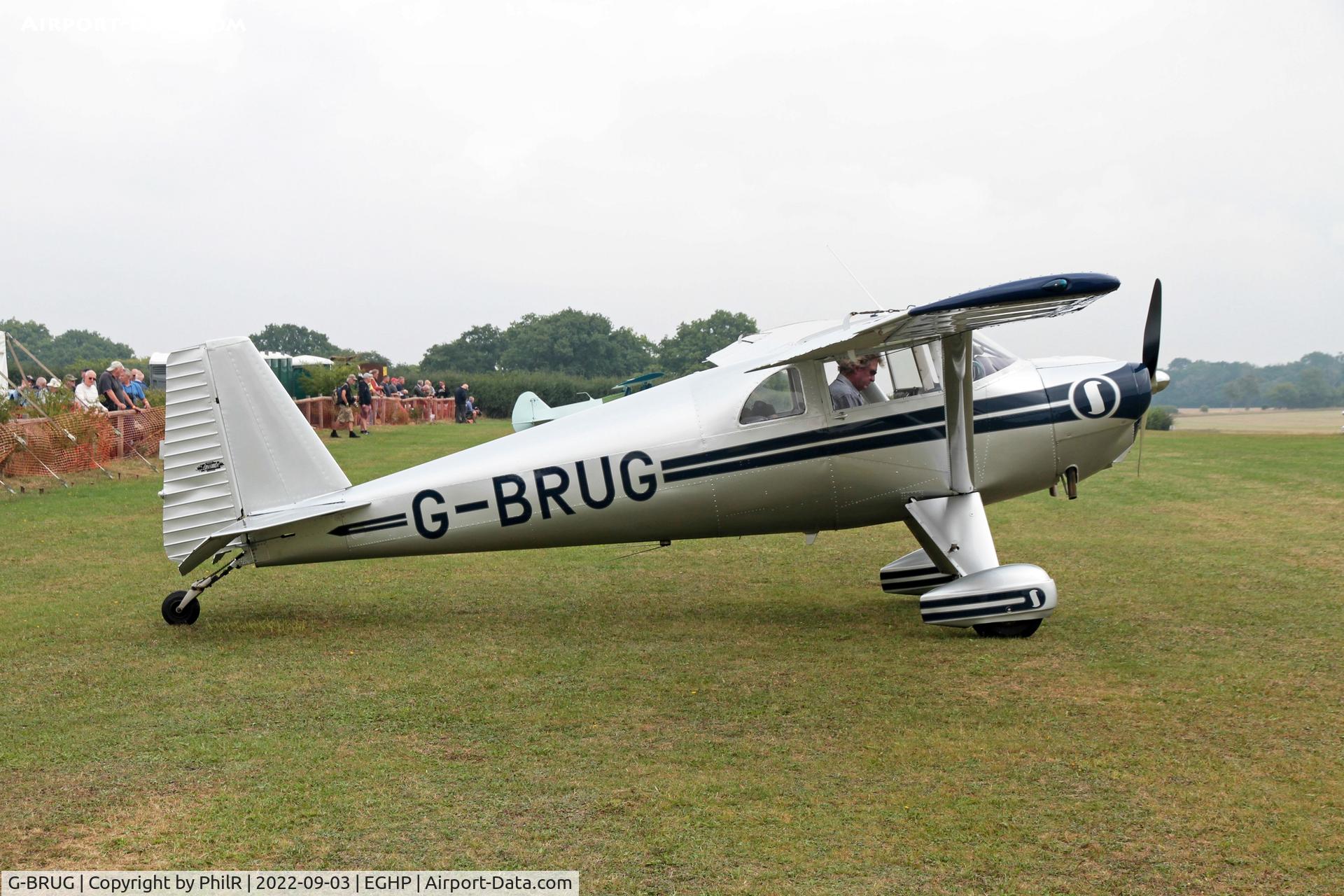 G-BRUG, 1946 Luscombe 8E Silvaire C/N 4462, G-BRUG 1946 Luscombe 8E Silvaire Deluxe LAA Rally Popham