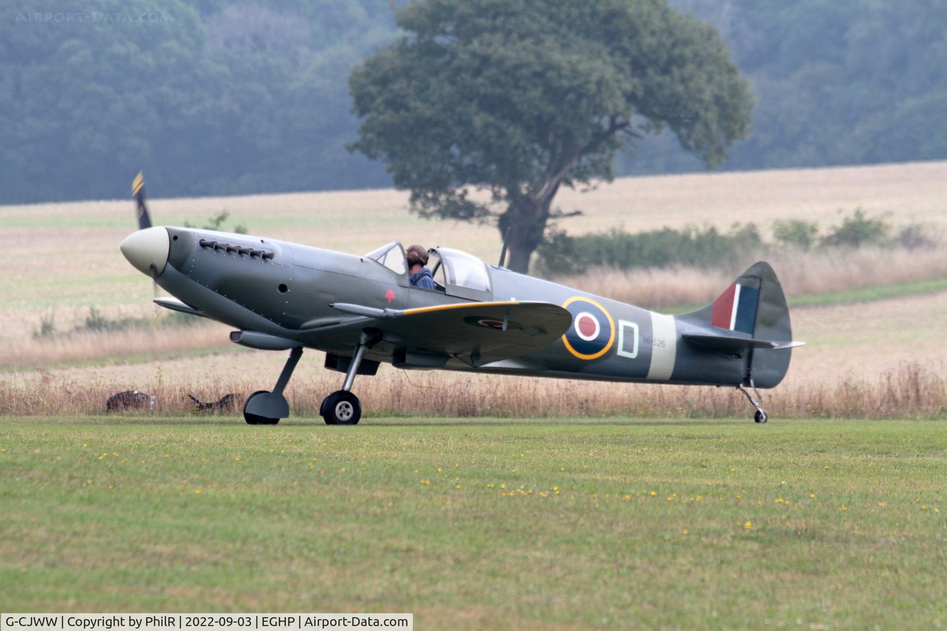G-CJWW, 2017 Supermarine Aircraft Spitfire Mk.26 C/N LAA 324-14063, G-CJWW (MH526) 2017 Spitfire Mk 26 LAA Rally Popham