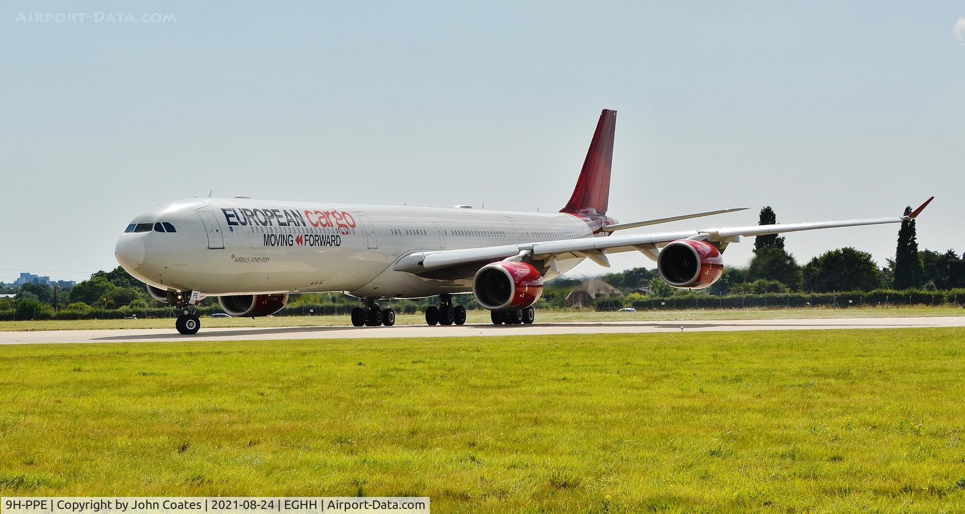 9H-PPE, 2006 Airbus A340-642 C/N 787, Lining up to depart