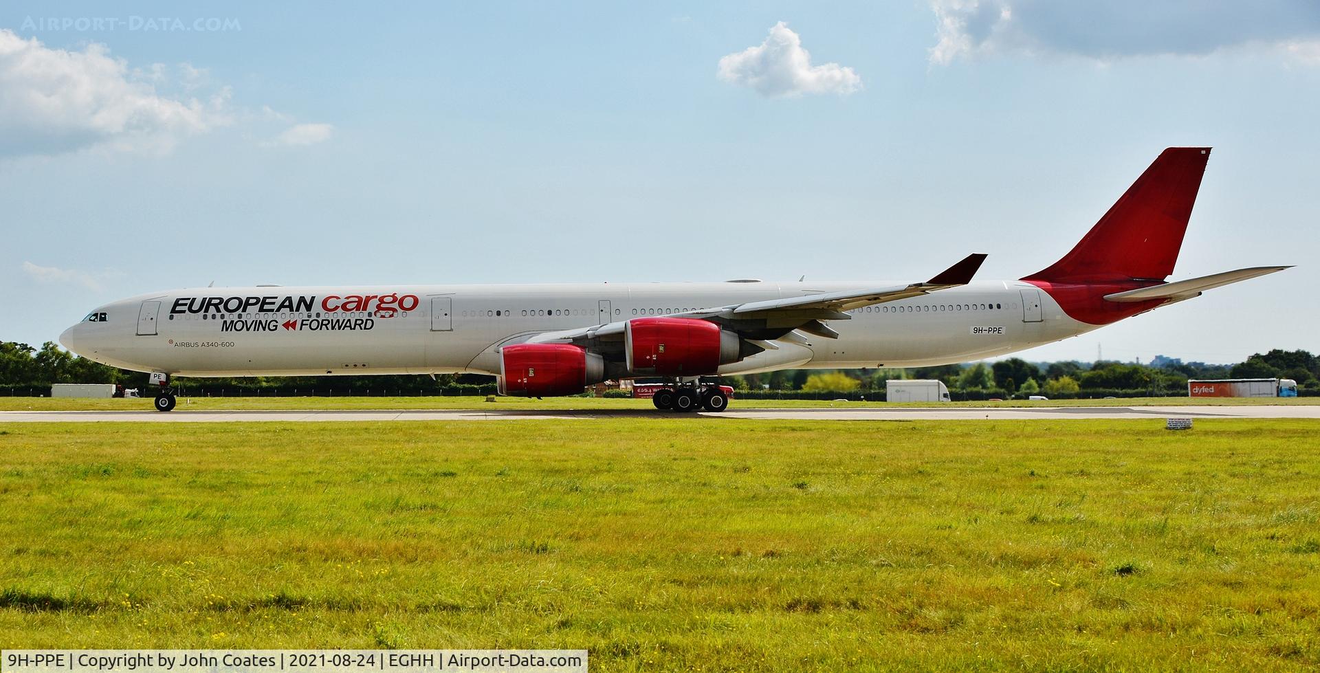 9H-PPE, 2006 Airbus A340-642 C/N 787, Departing off 08