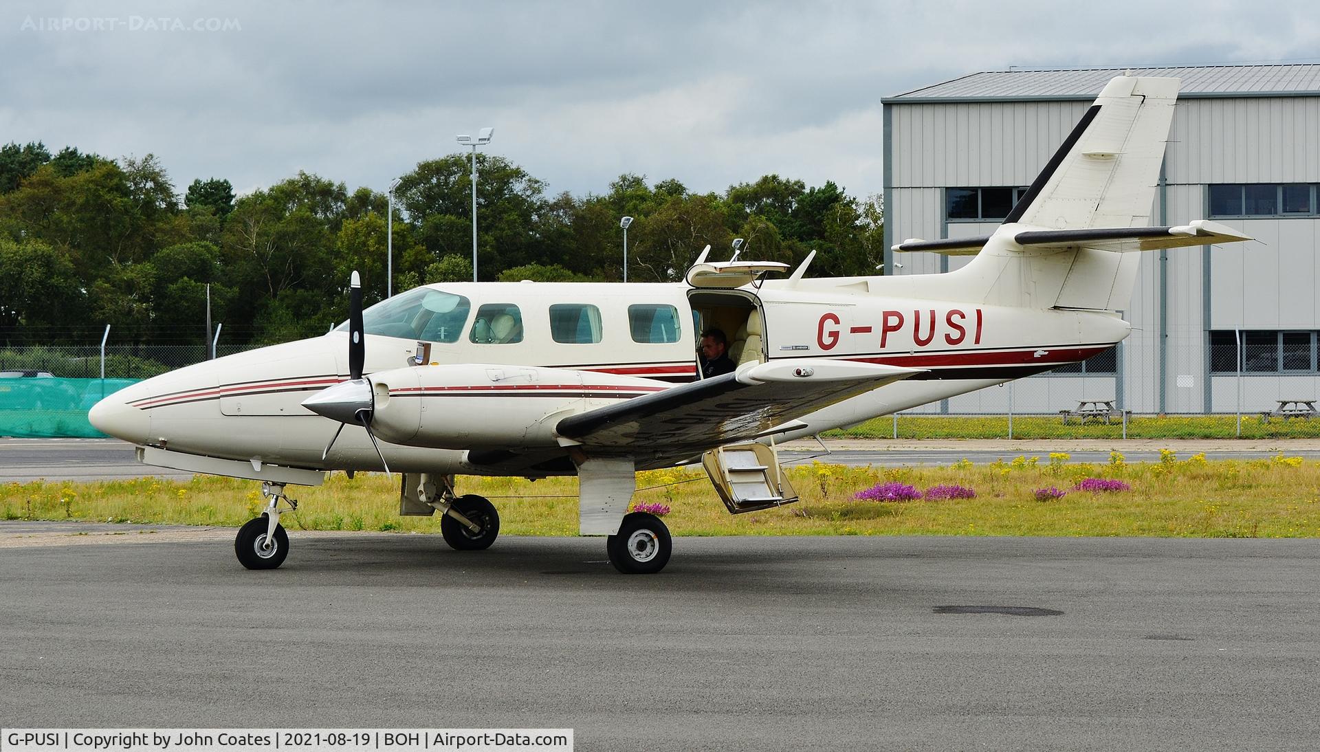 G-PUSI, 1983 Cessna T303 Crusader C/N T303-00273, At Bliss Avn.
