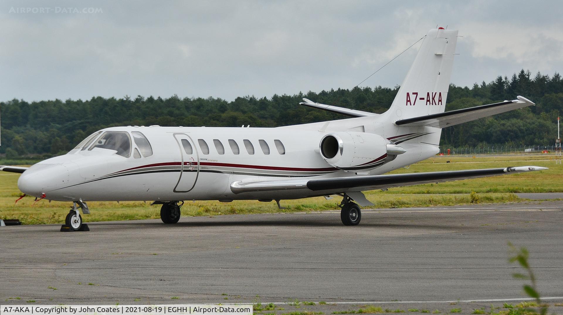 A7-AKA, 1990 Cessna 560 Citation V C/N 560-0059, At Technicair