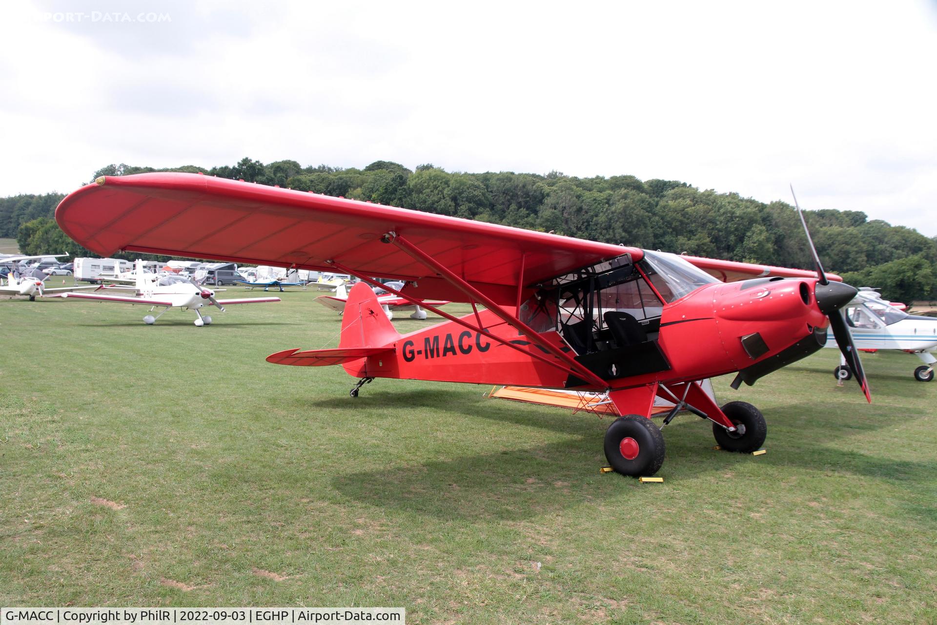 G-MACC, 2018 Cub Crafters Carbon Cub EX2 C/N CCK-1865-1016, G-MACC 2018 Carbon Cub EX-2 LAA Rally Popham