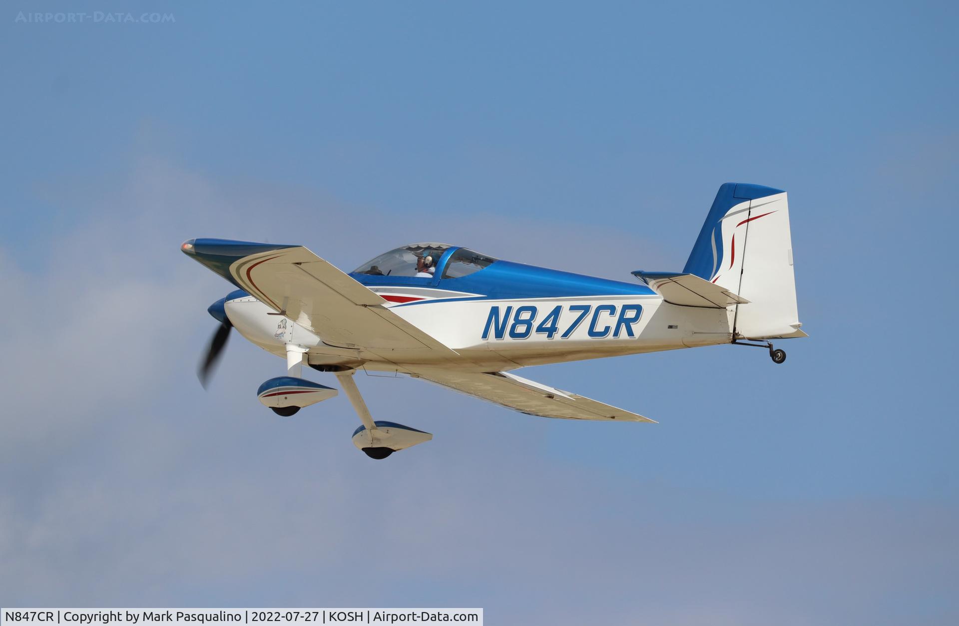 N847CR, 2008 Vans RV-7 C/N 72793, Vans RV-7