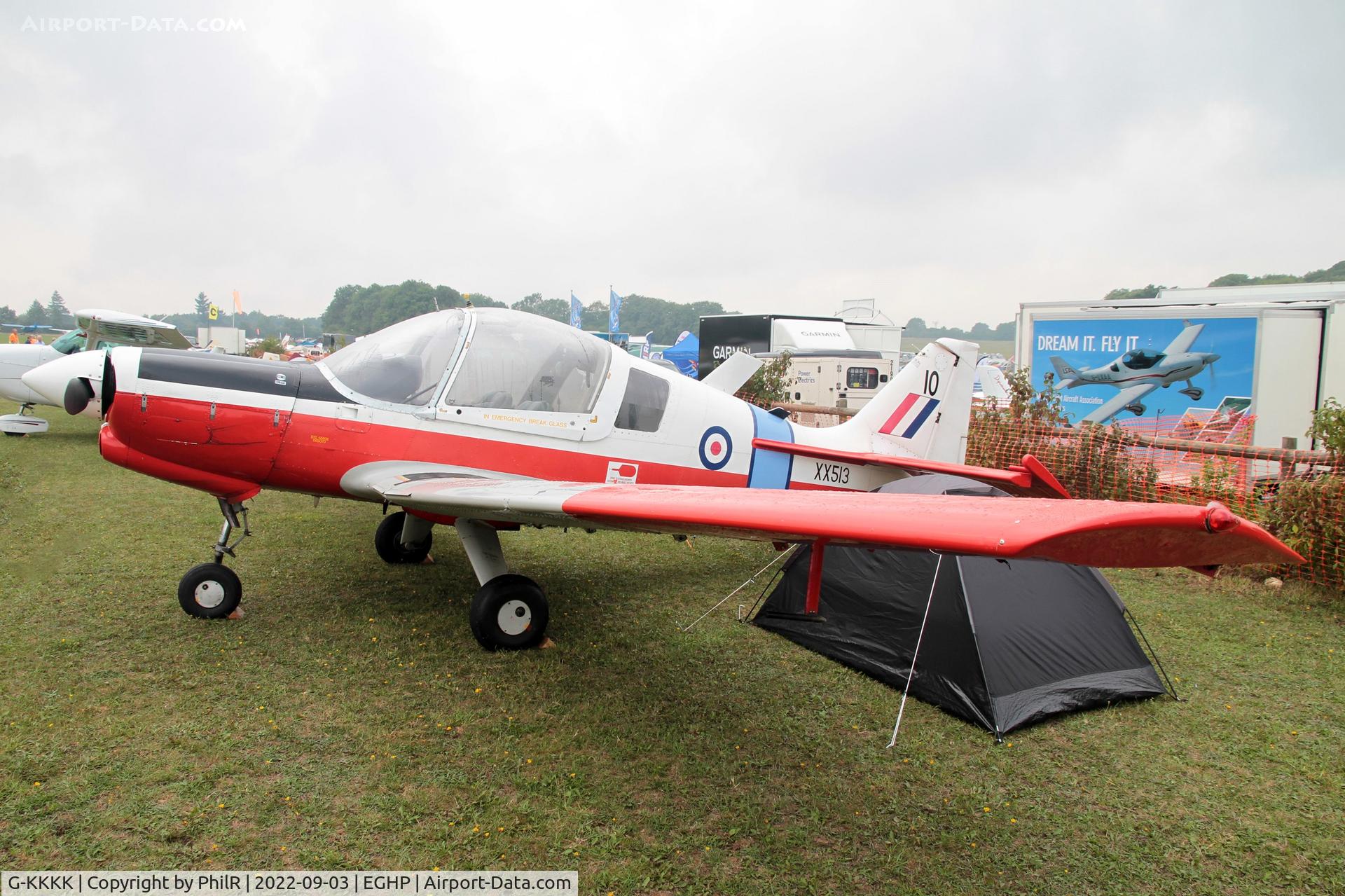 G-KKKK, 1973 Scottish Aviation Bulldog T.1 C/N BH120/199, XX513 (GH-KKKK, G-CCMI) 1973 Scottish Aviation Bulldog Srs 120 Model 121 LAA Rally Popham