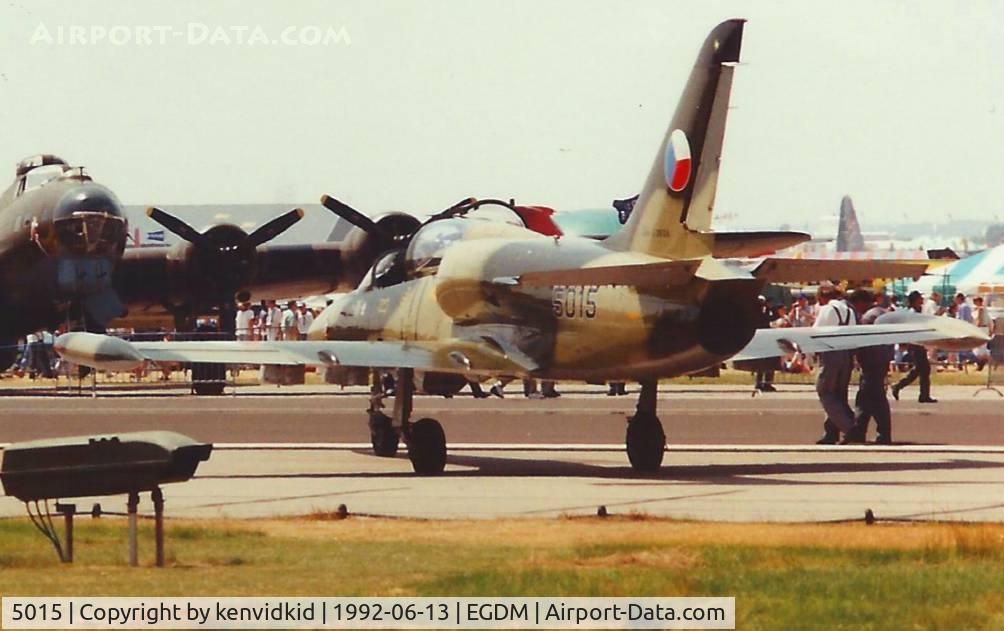 5015, Aero L-39ZA Albatros C/N 035015, At Boscombe Down, scanned from print.
