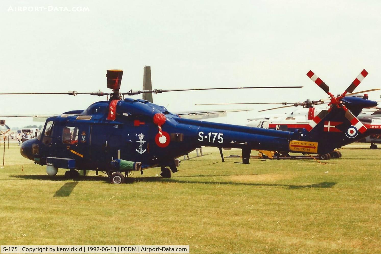 S-175, 1980 Westland Lynx MK80 C/N 175, At Boscombe Down, scanned from print.
