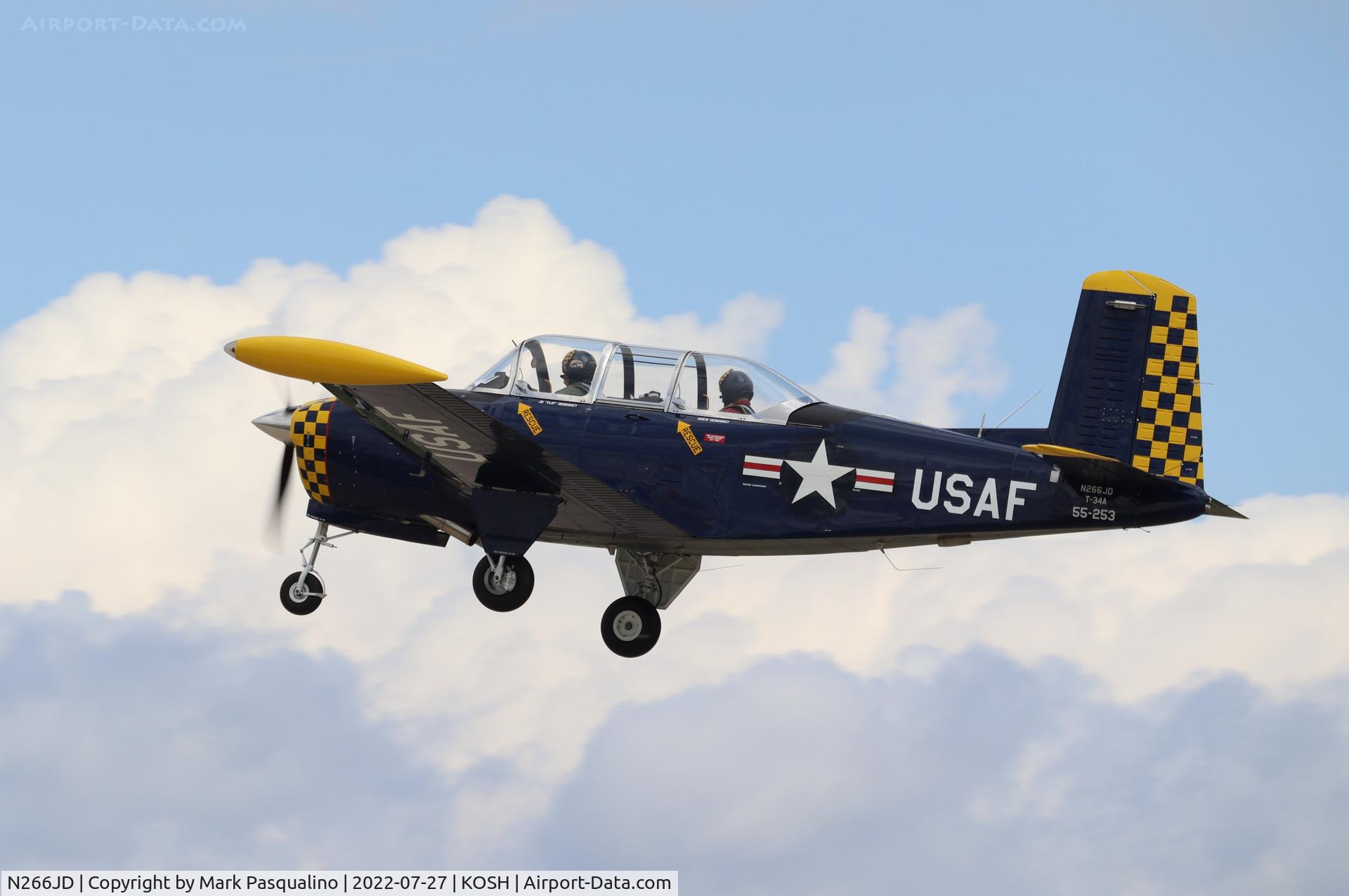N266JD, Beech T-34A Mentor Mentor C/N G-810, Beech T-34A