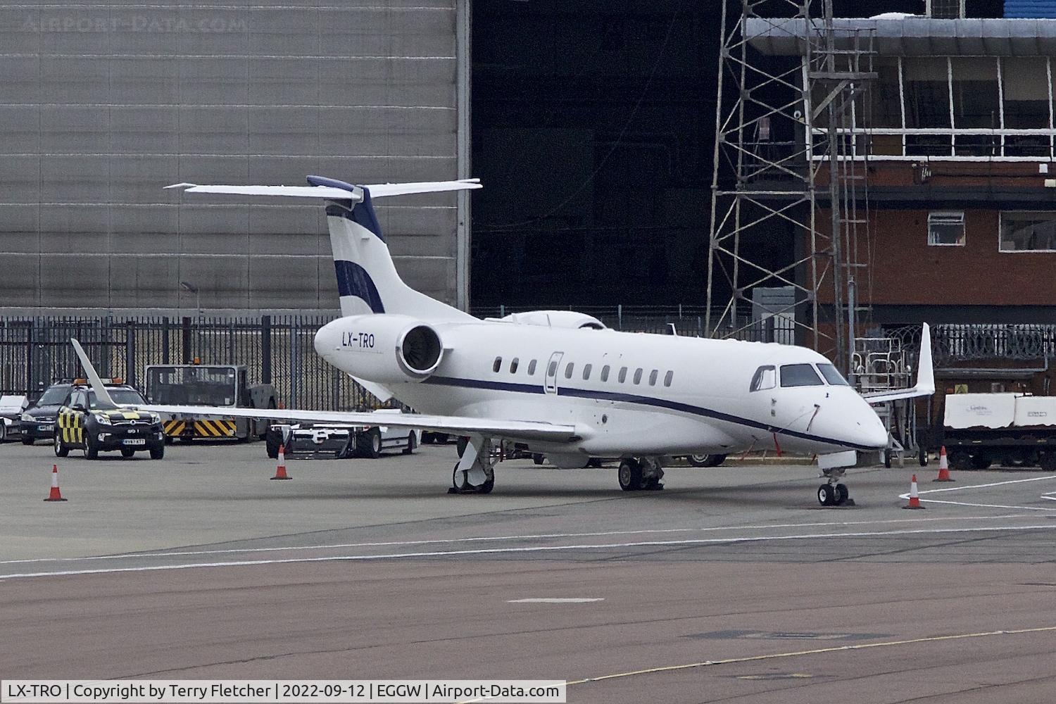 LX-TRO, 2009 Embraer EMB-135BJ Legacy 650 C/N 14501126, At Luton