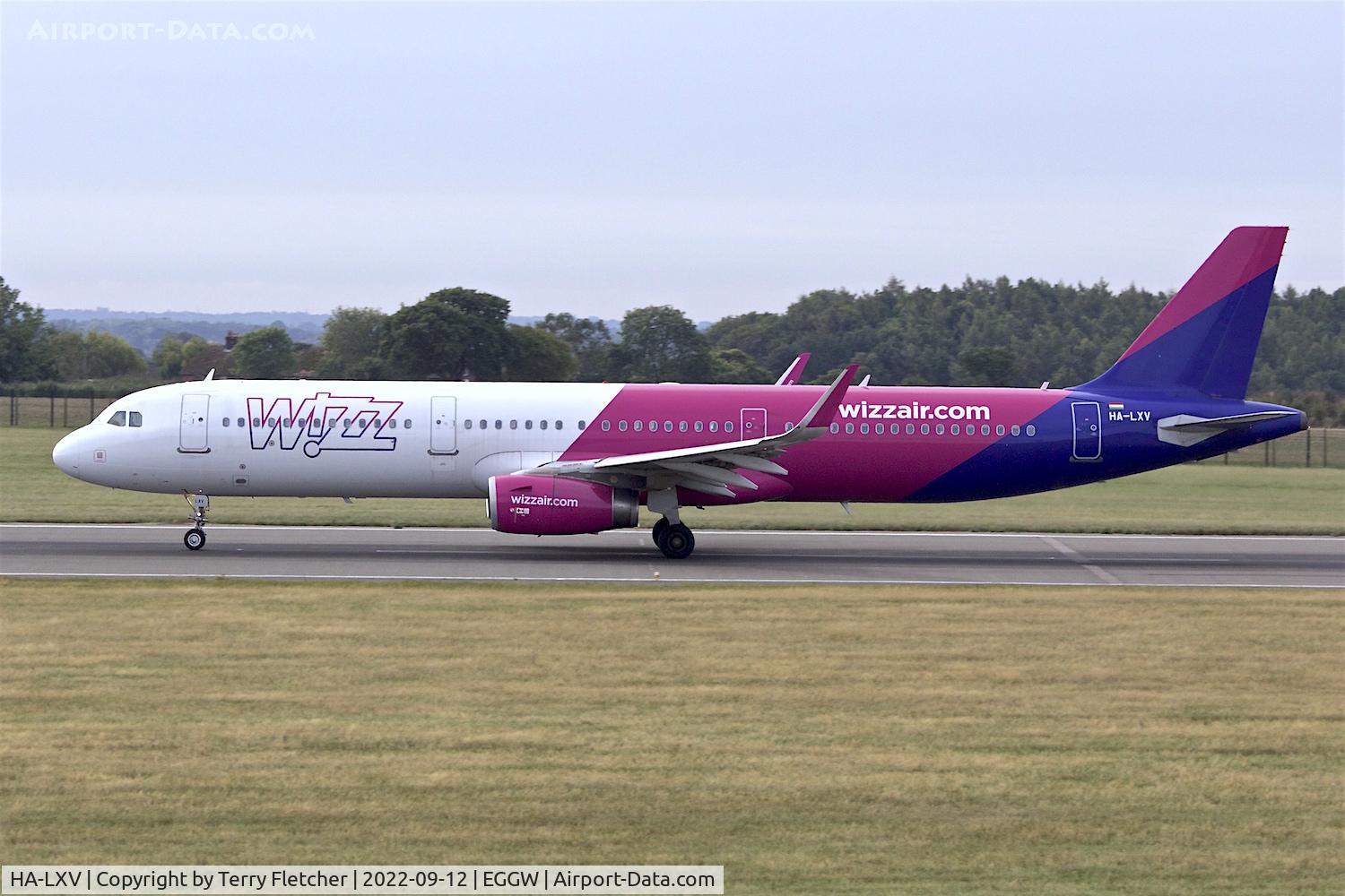 HA-LXV, 2017 Airbus A321-200 C/N 7826, At Luton
