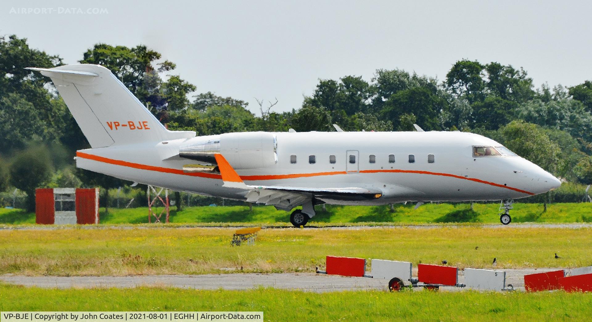 VP-BJE, 2005 Bombardier Challenger 604 (CL-600-2B16) C/N 5605, Arriving on 26