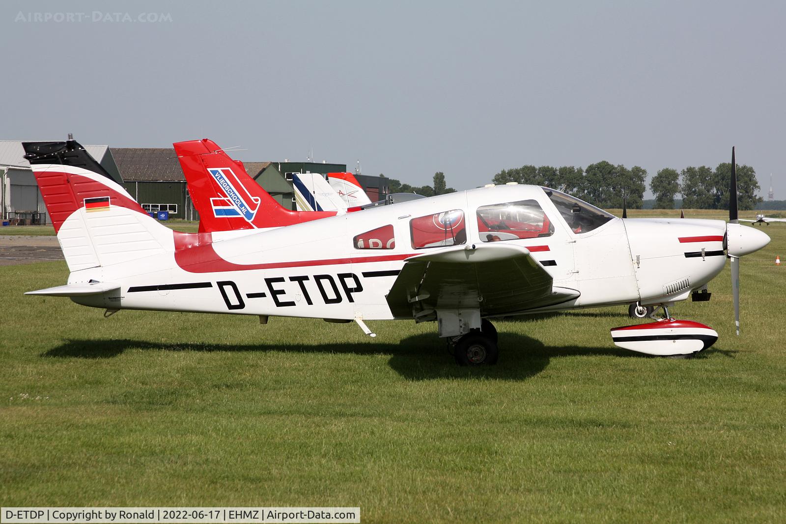 D-ETDP, 1977 Piper PA-28-181 Cherokee Archer II C/N 28-7890043, at ehmz
