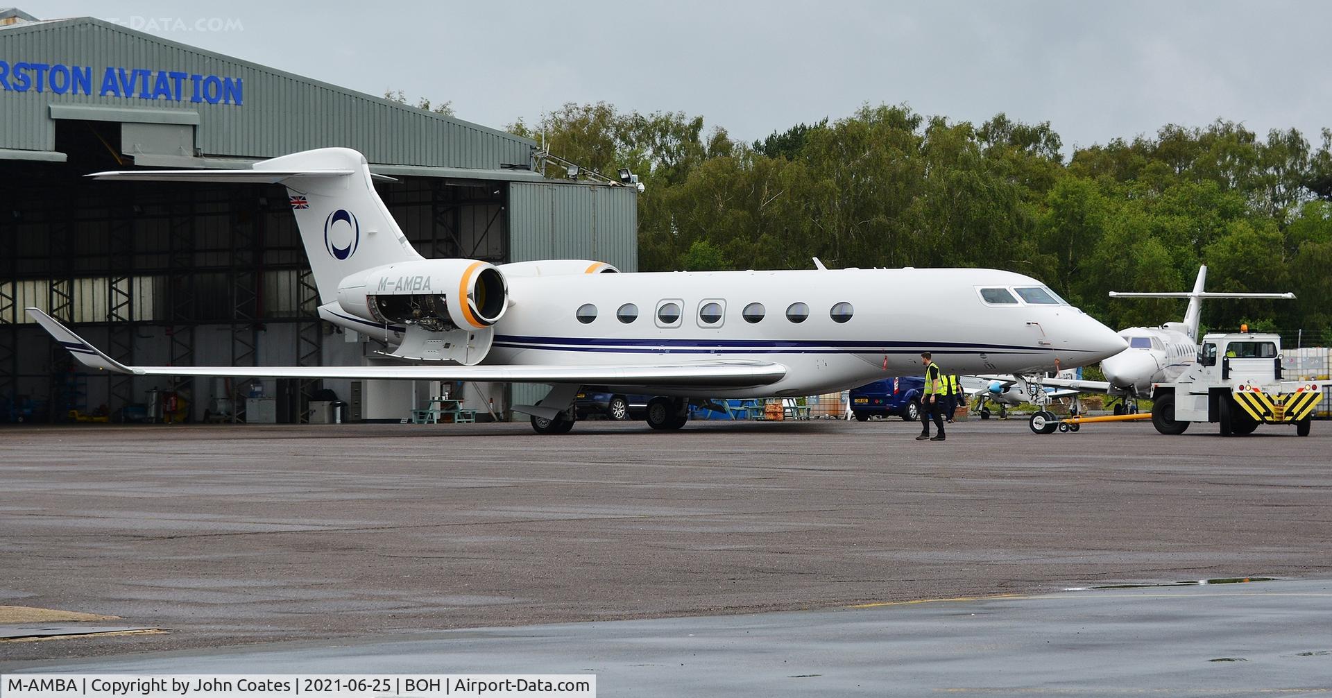 M-AMBA, Gulfstream G600 C/N 73016, At Thurston Avn.