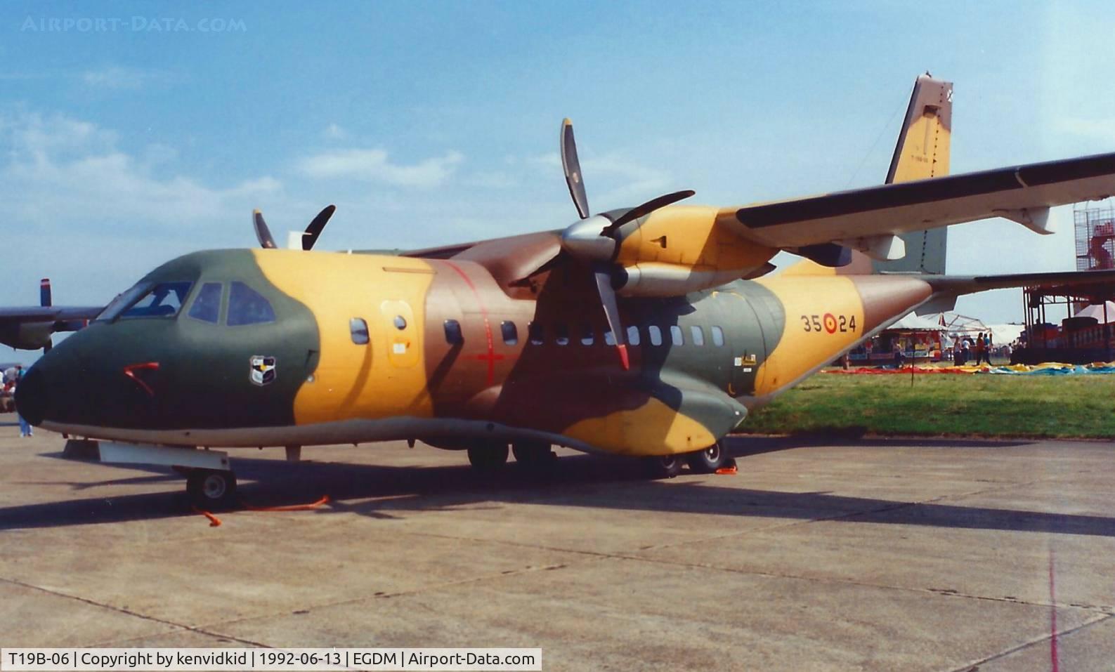 T19B-06, Airtech CN-235-100M C/N C037, At Boscombe Down, scanned from print.