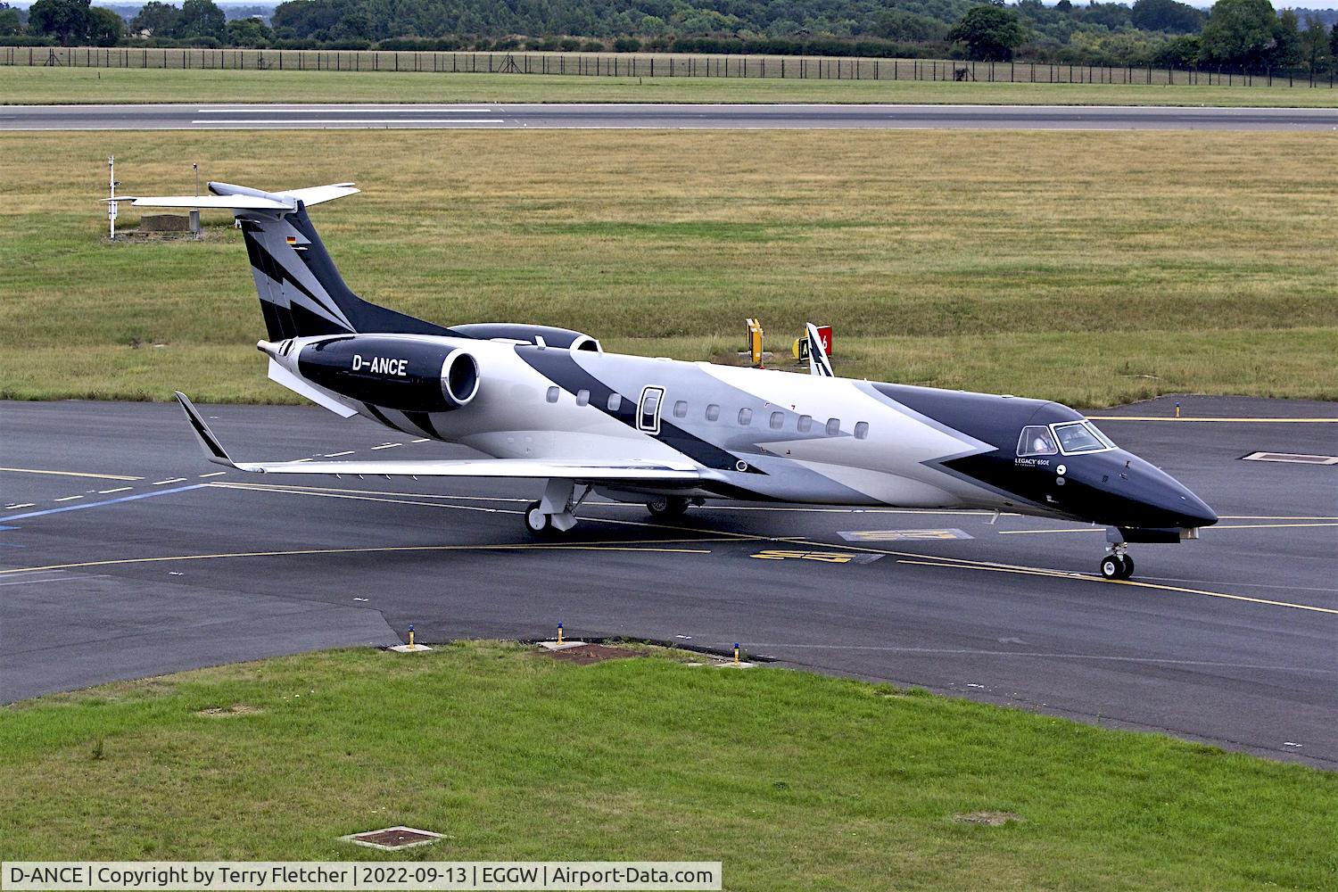 D-ANCE, 2019 Embraer EMB-135BJ Legacy 650 C/N 1240, At Luton