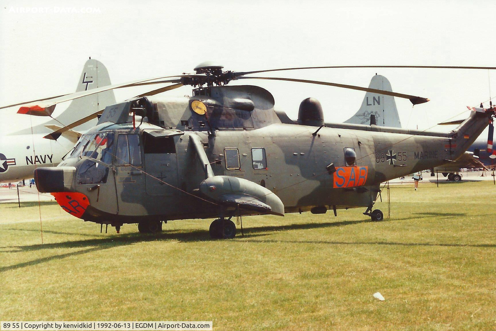 89 55, Westland Sea King Mk.41 C/N WA759/81, At Boscombe Down, scanned from print.