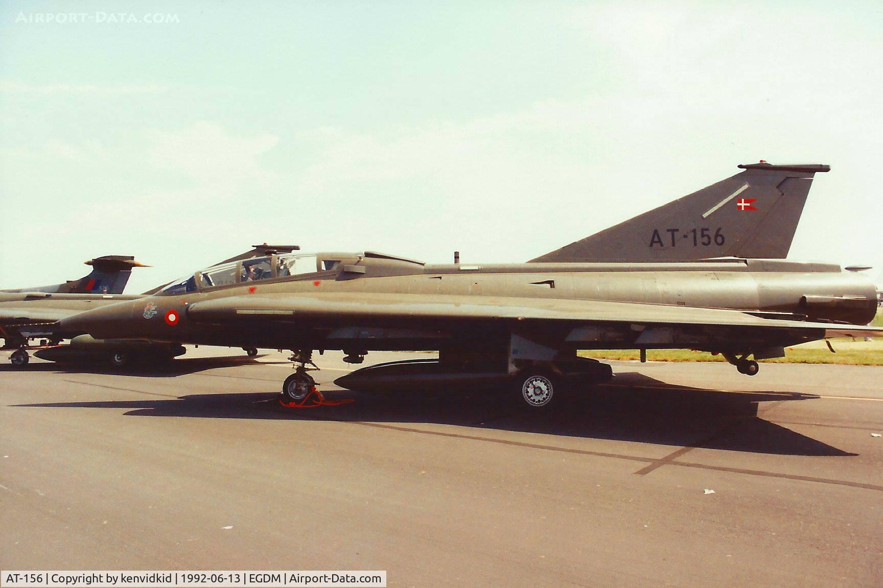 AT-156, 1972 Saab TF-35 Draken C/N 35-1156, At Boscombe Down, scanned from print.