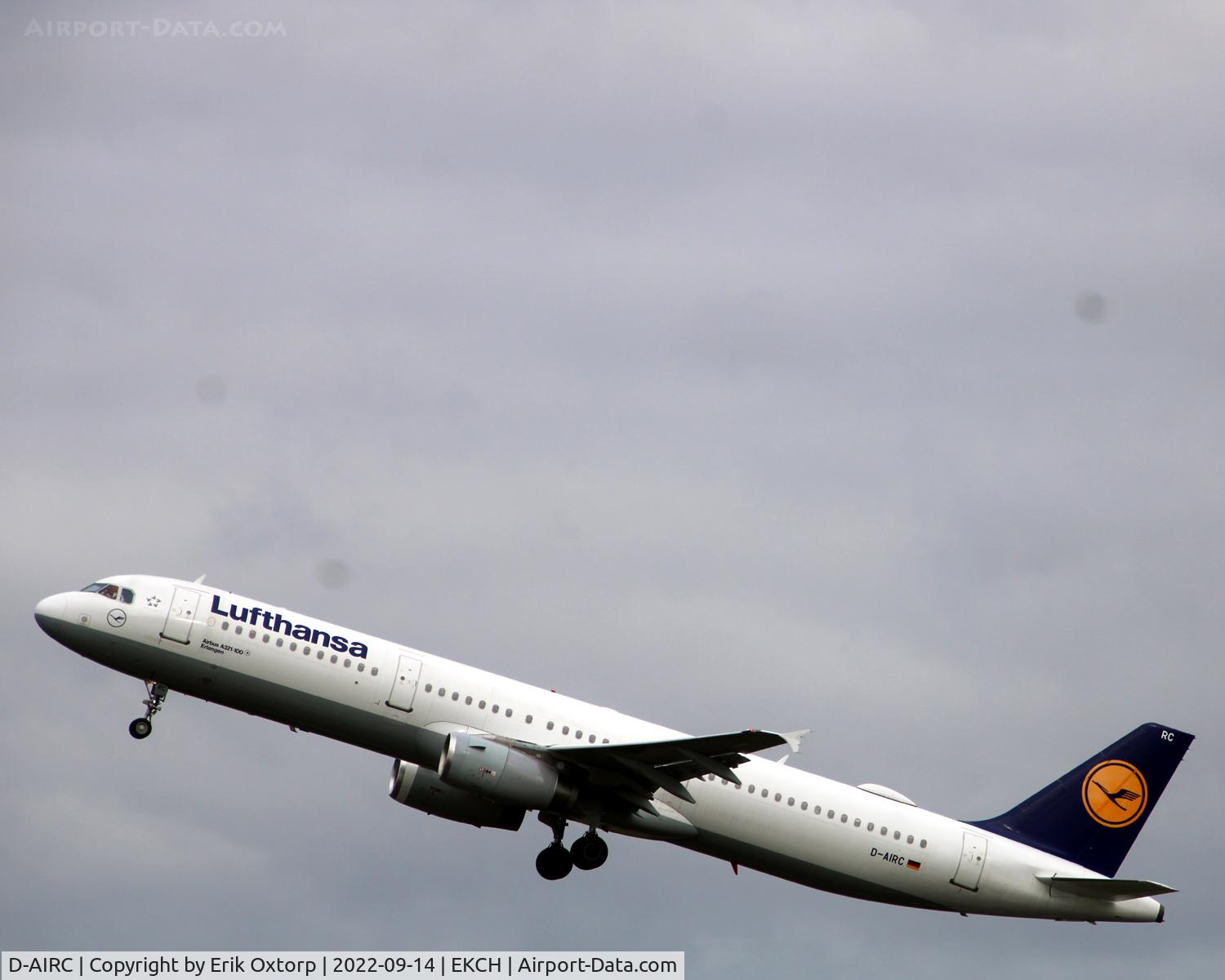 D-AIRC, 1994 Airbus A321-131 C/N 0473, D-AIRC taking off re 22R