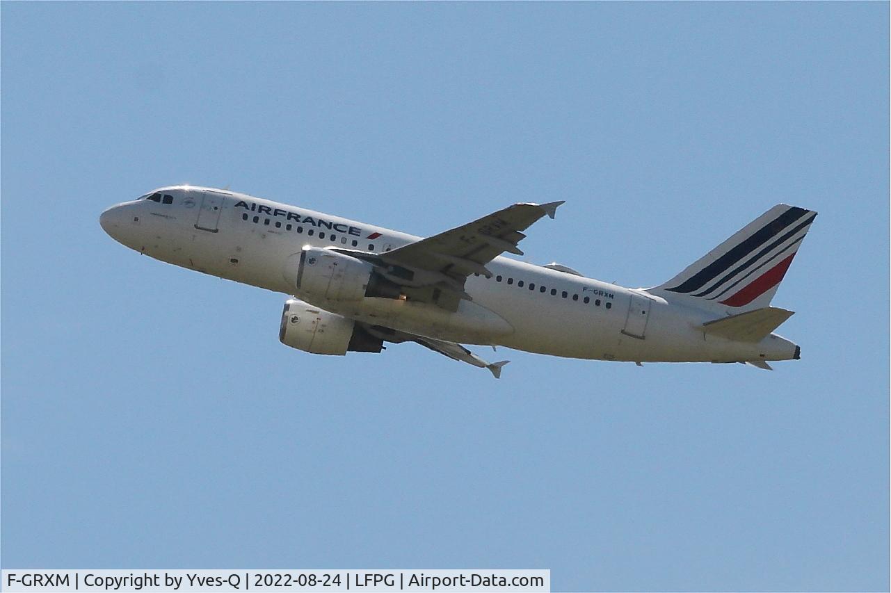 F-GRXM, 2006 Airbus A319-111 C/N 2961, Airbus A319-115LR, Climbing from rwy 08L, Roissy Charles De Gaulle airport (LFPG-CDG)