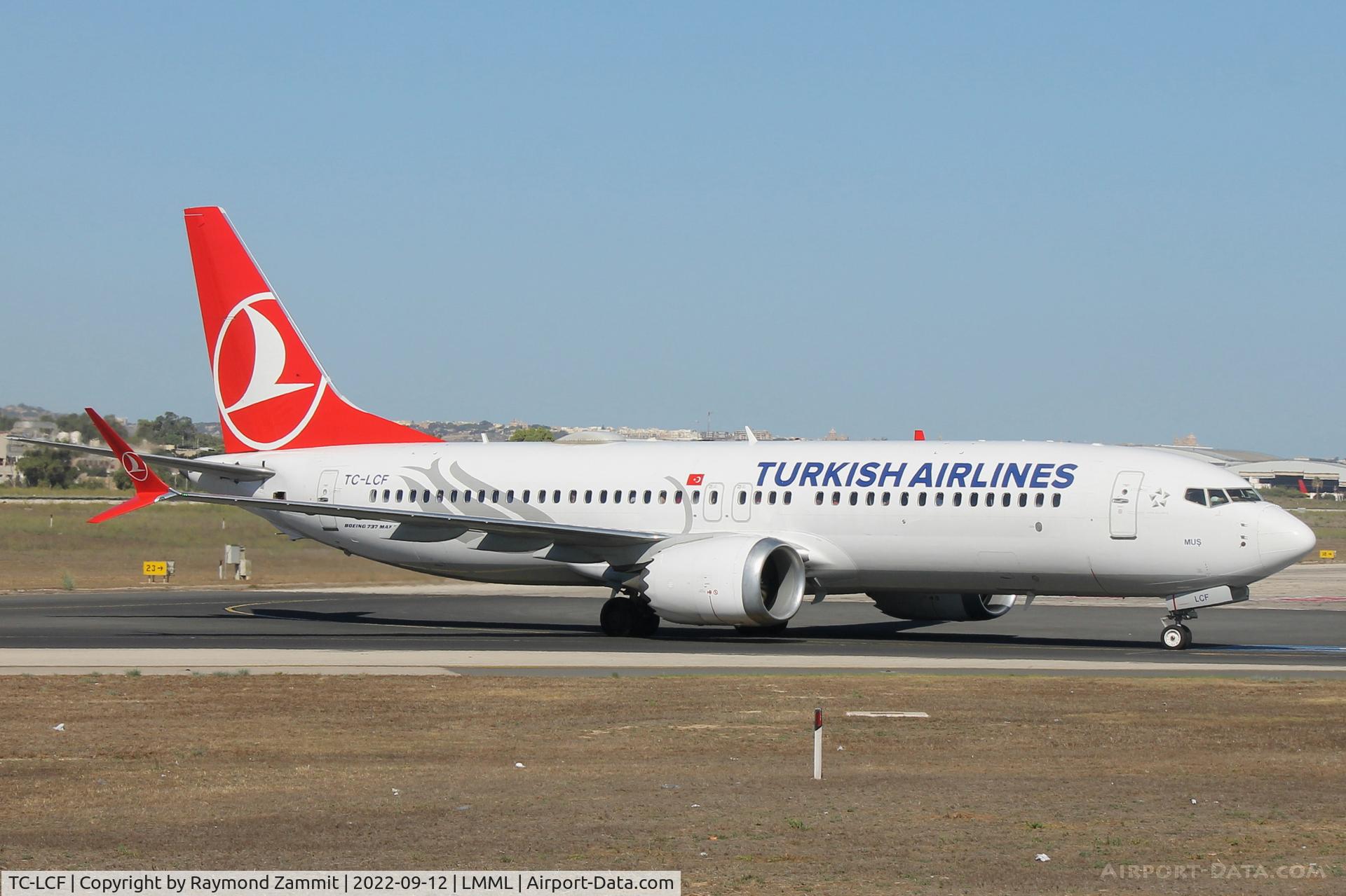 TC-LCF, 2018 Boeing 737-8 MAX C/N 60037, B737-8 MAX TC-LCF Turkish Airlines