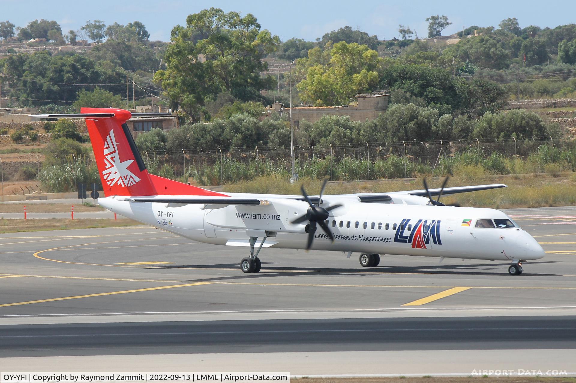 OY-YFI, 2012 De Havilland Canada DHC-8-402 Dash 8 Dash 8 C/N 4438, Bombardier DHC-8 OY-YFI LAM Mozambique Airlines