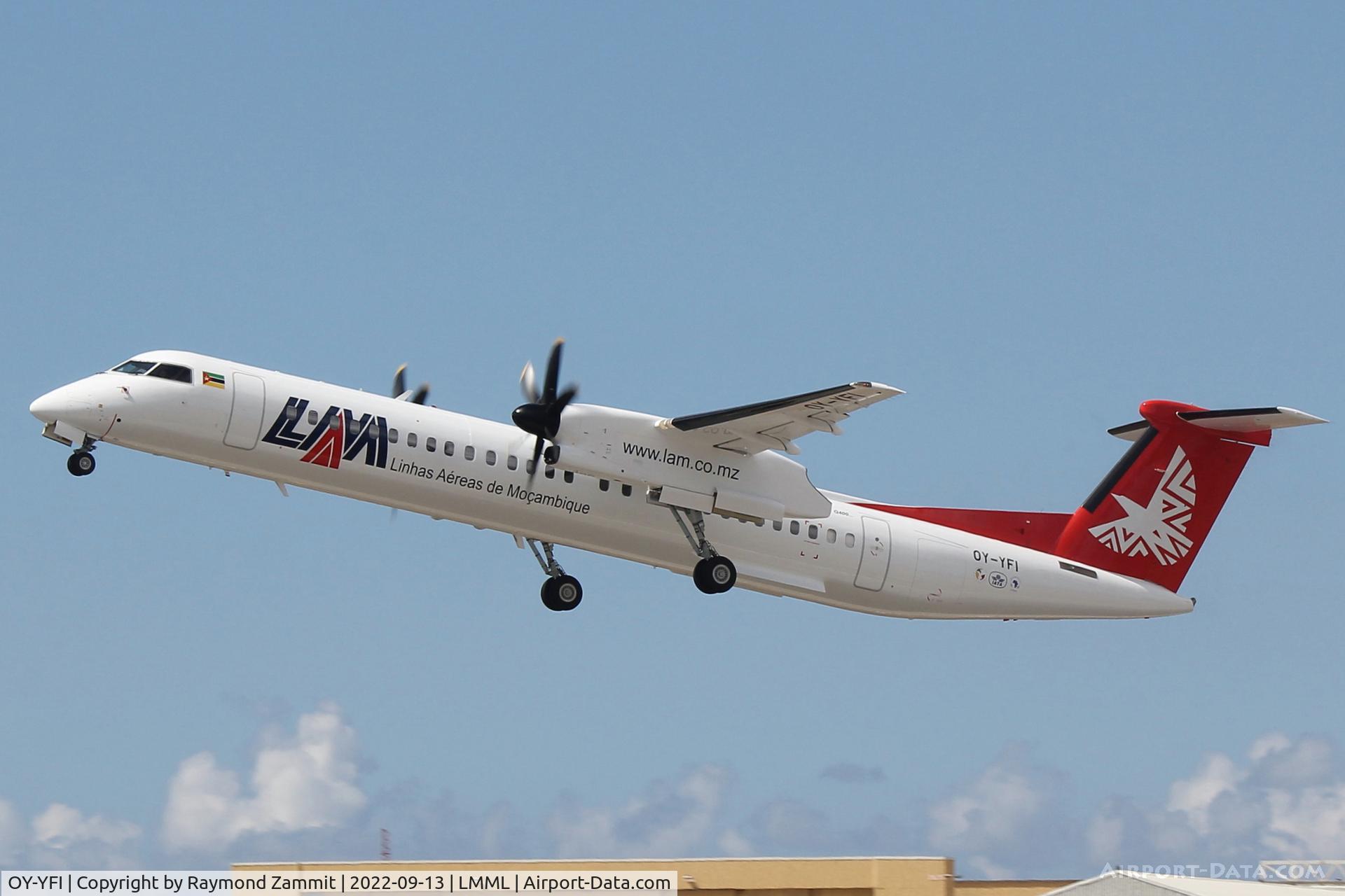 OY-YFI, 2012 De Havilland Canada DHC-8-402 Dash 8 Dash 8 C/N 4438, Bombardier DHC-8 OY-YFI LAM Mozambique Airlines