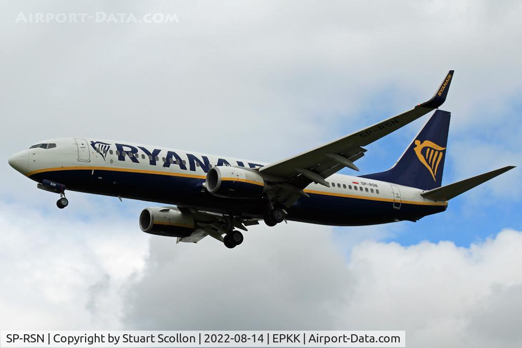 SP-RSN, 2017 Boeing 737-8AS C/N 44798, Ryanair