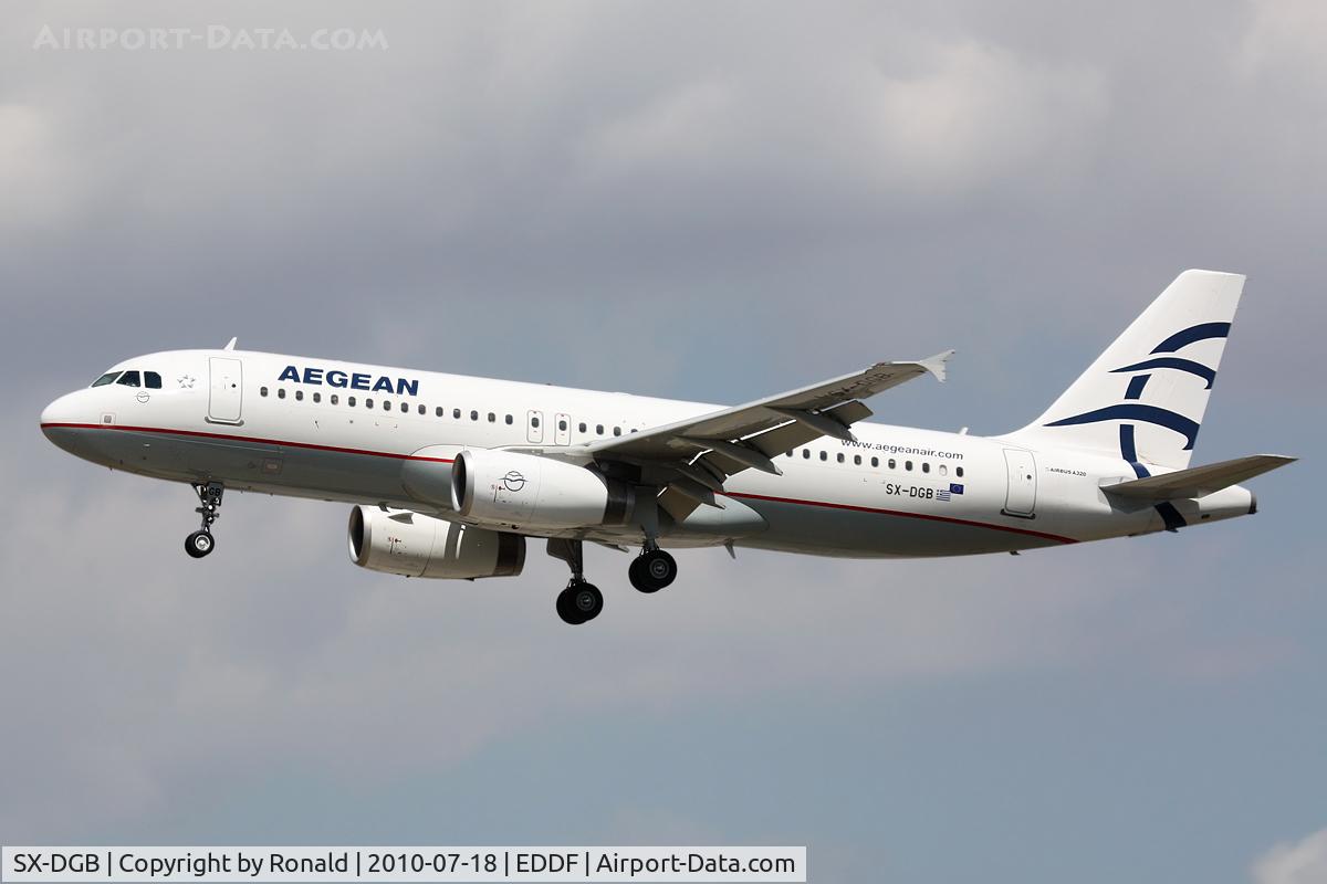 SX-DGB, 2009 Airbus A320-232 C/N 4165, at fra