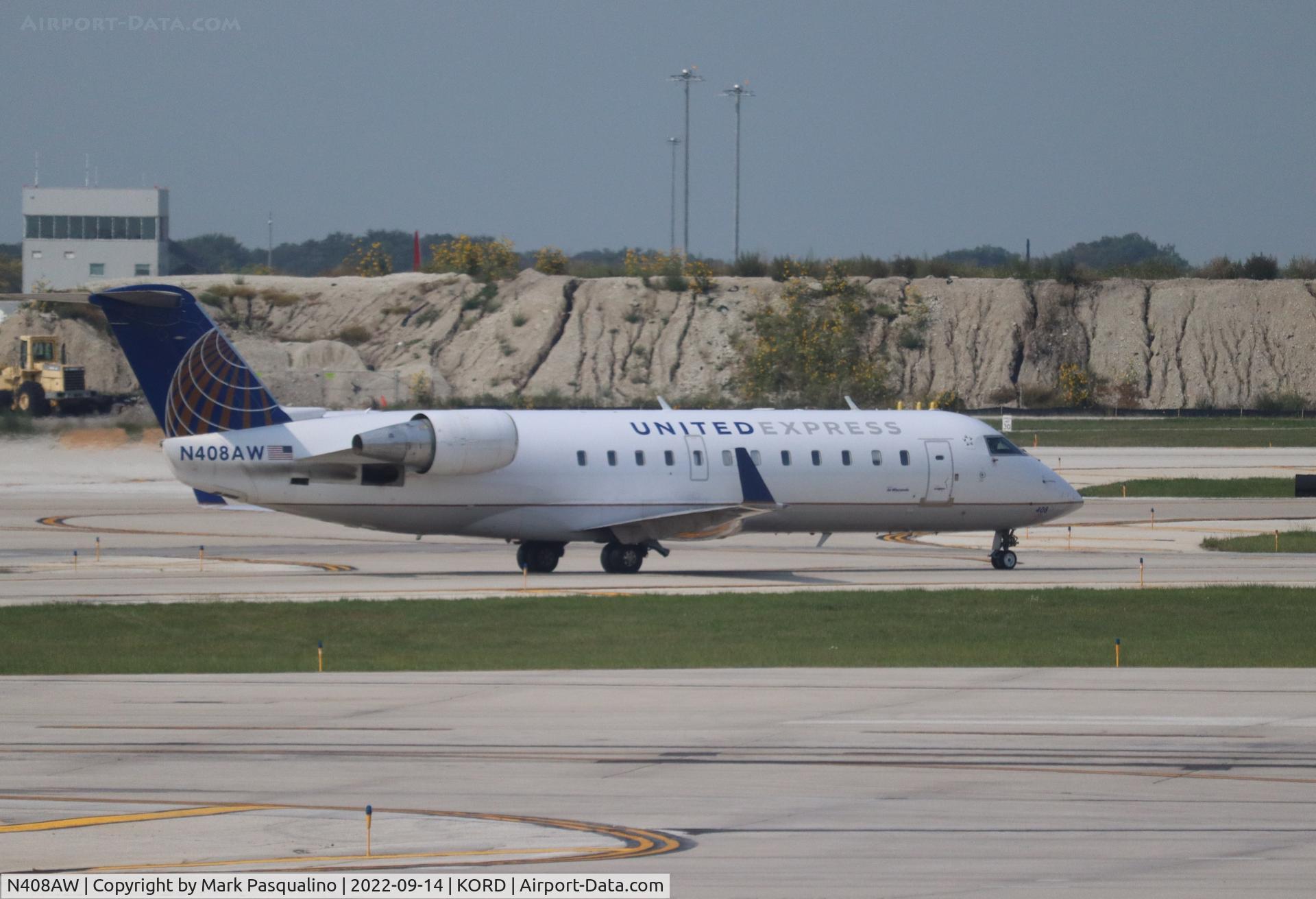 N408AW, 2001 Bombardier CRJ-200LR (CL-600-2B19) C/N 7568, CL-600-2B19