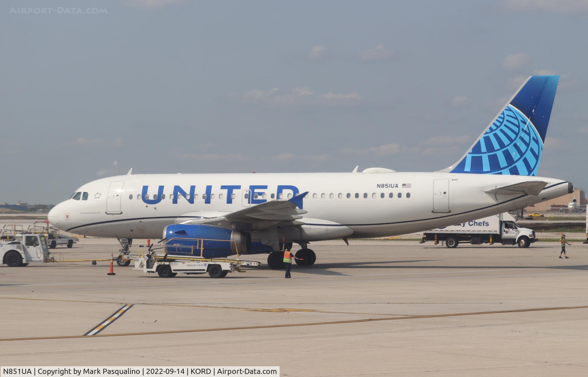 N851UA, 2002 Airbus A319-131 C/N 1664, Airbus A319-131