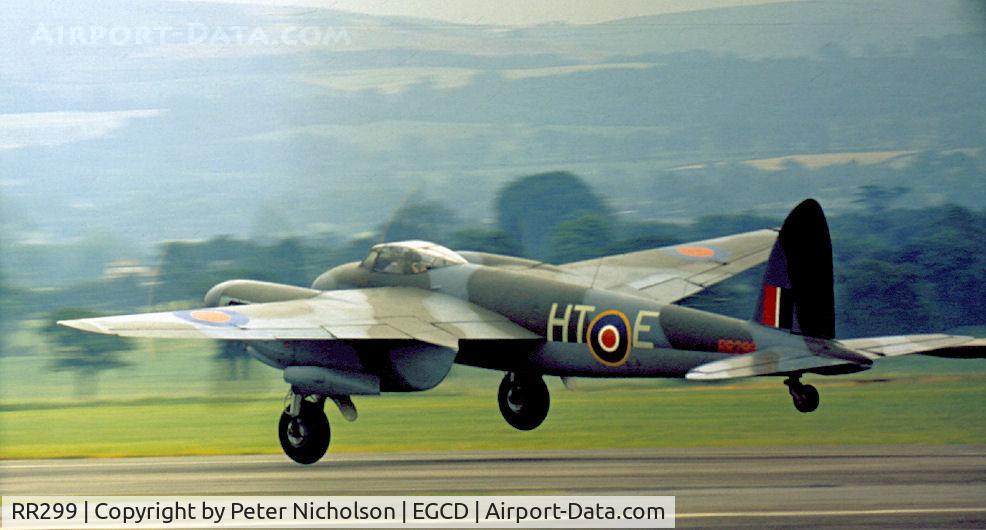RR299, 1965 De Havilland DH98 Mosquito T.3 C/N RR299, Mosquito T.3 at the 1973 Royal Air Force Association Airshow at Woodford.