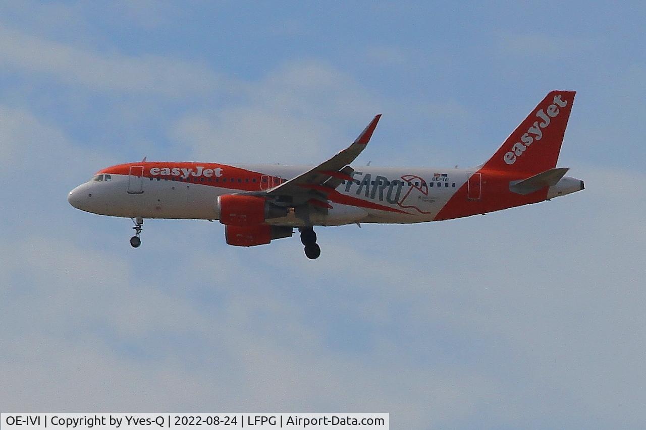 OE-IVI, 2016 Airbus A320-214 C/N 7490, Airbus A320-214, On final rwy 08R, Roissy Charles De Gaulle airport (LFPG-CDG)