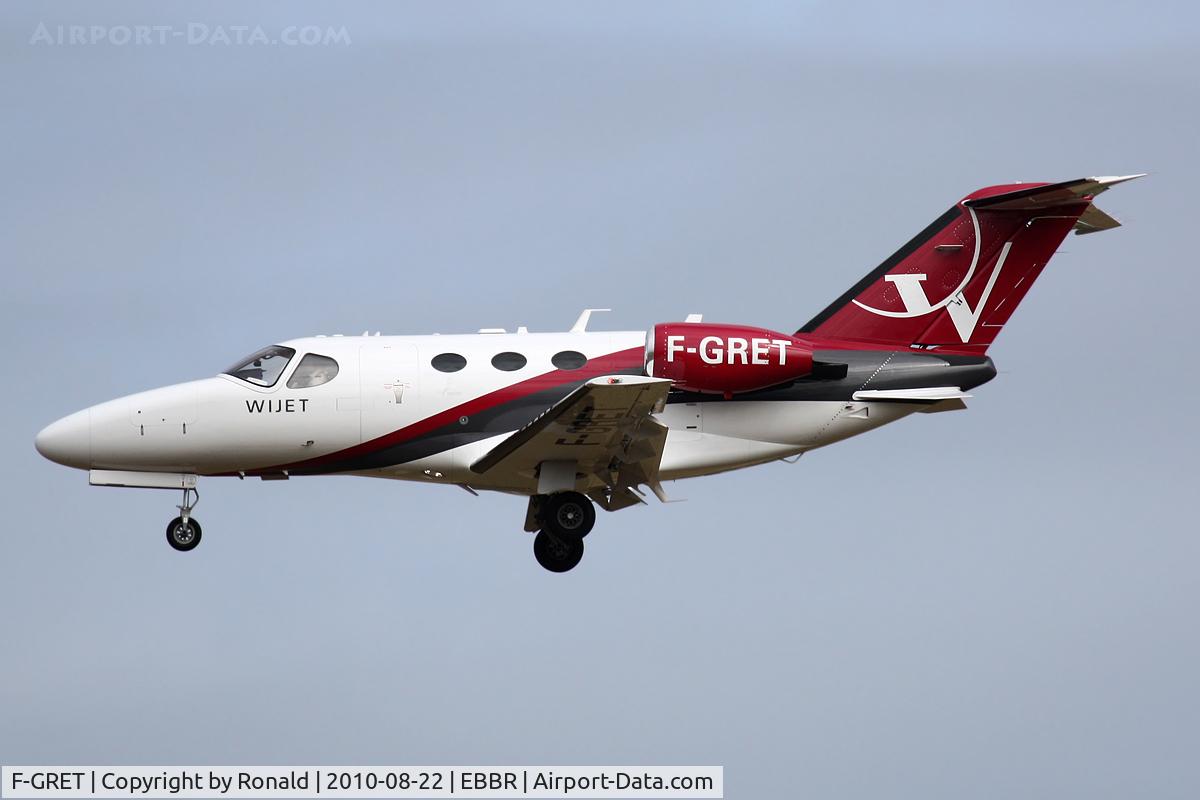 F-GRET, 2008 Cessna 510 Citation Mustang Citation Mustang C/N 510-0141, at bru
