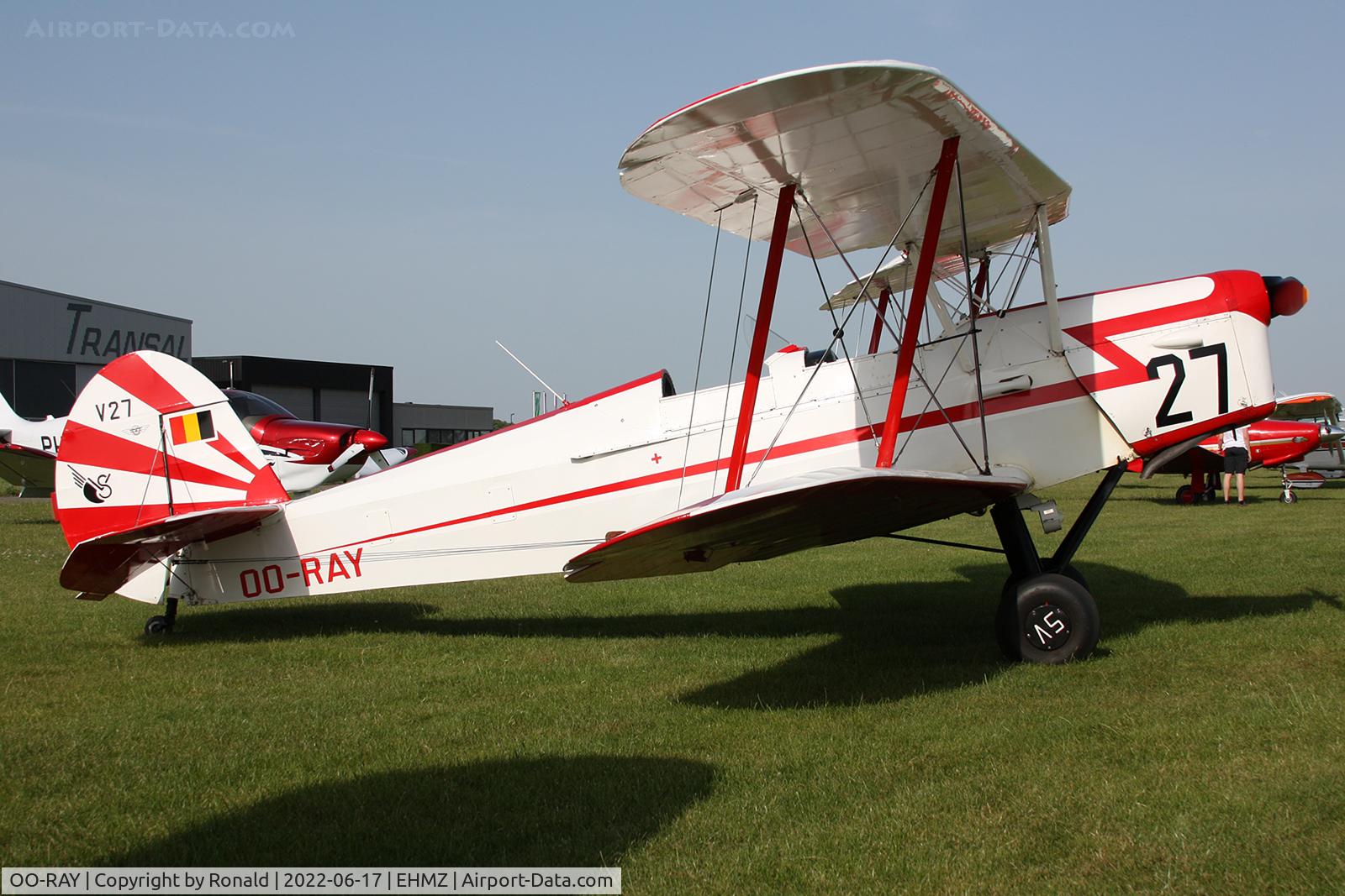 OO-RAY, 1951 Stampe-Vertongen SV-4B C/N 1169, at ehmz