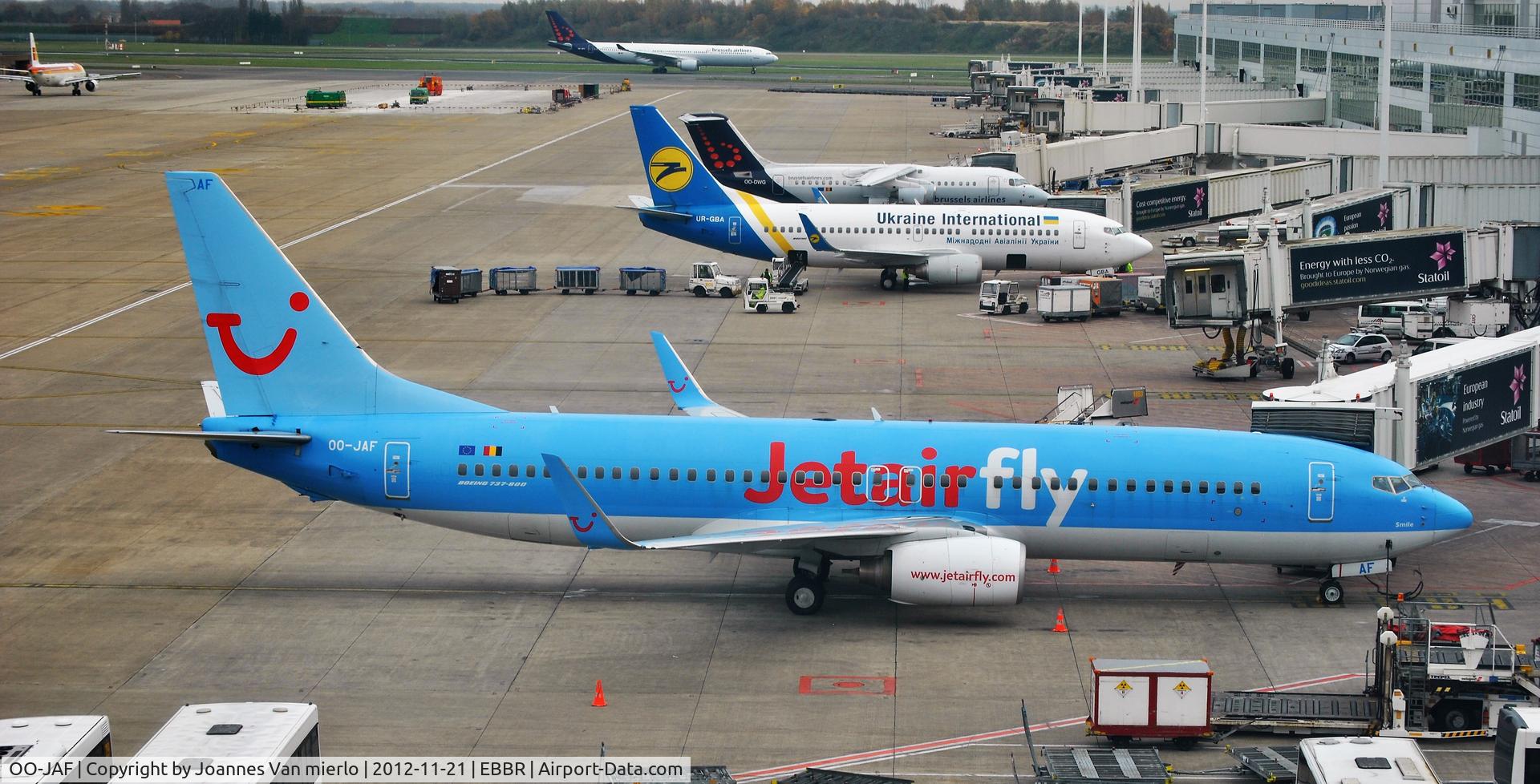 OO-JAF, 2007 Boeing 737-8K5 C/N 35133, Brussels