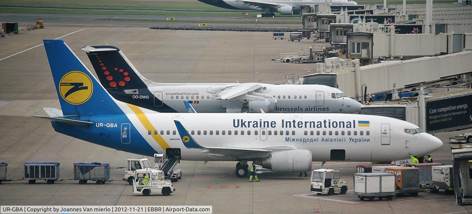 UR-GBA, 1997 Boeing 737-36N C/N 28670, Brussels