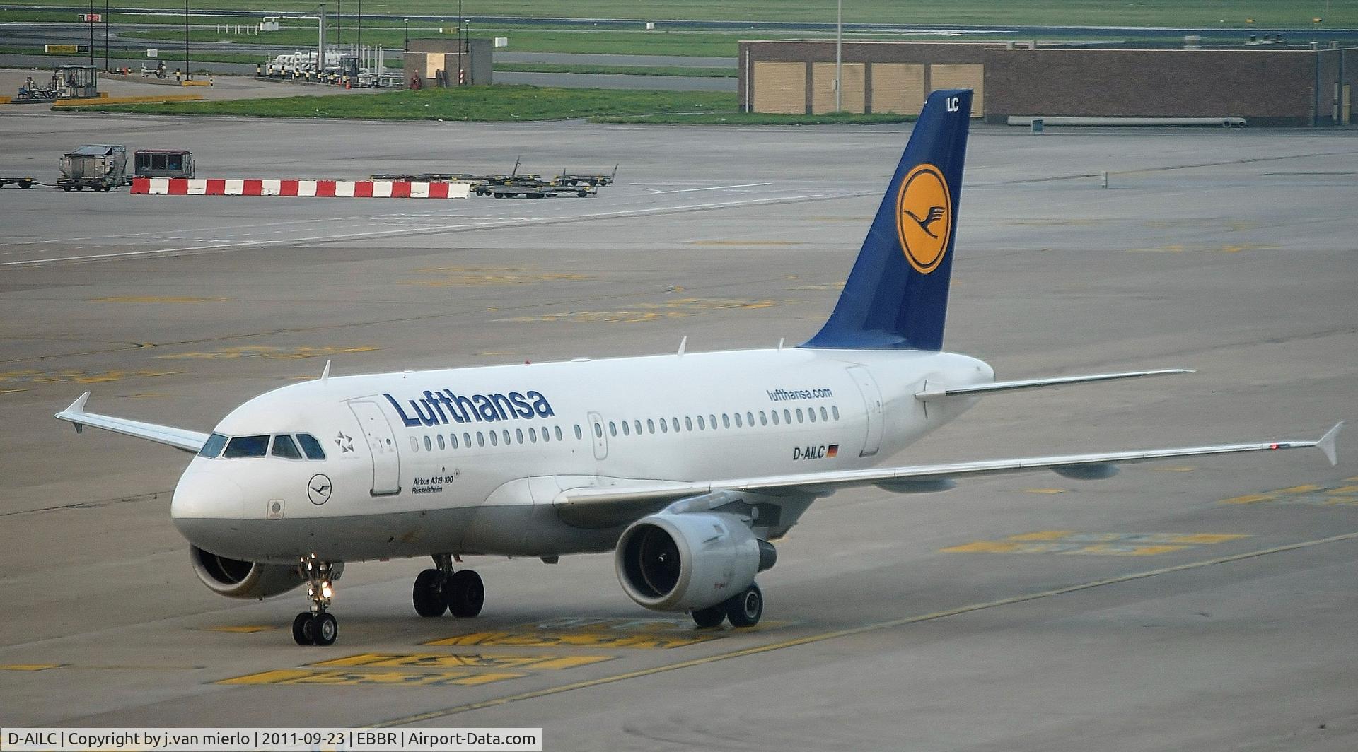 D-AILC, 1996 Airbus A319-114 C/N 616, Brussels