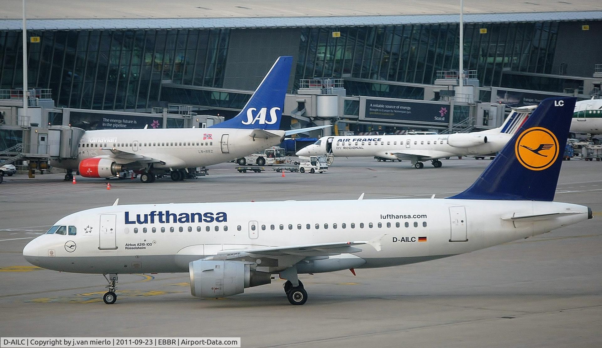 D-AILC, 1996 Airbus A319-114 C/N 616, Brussels
