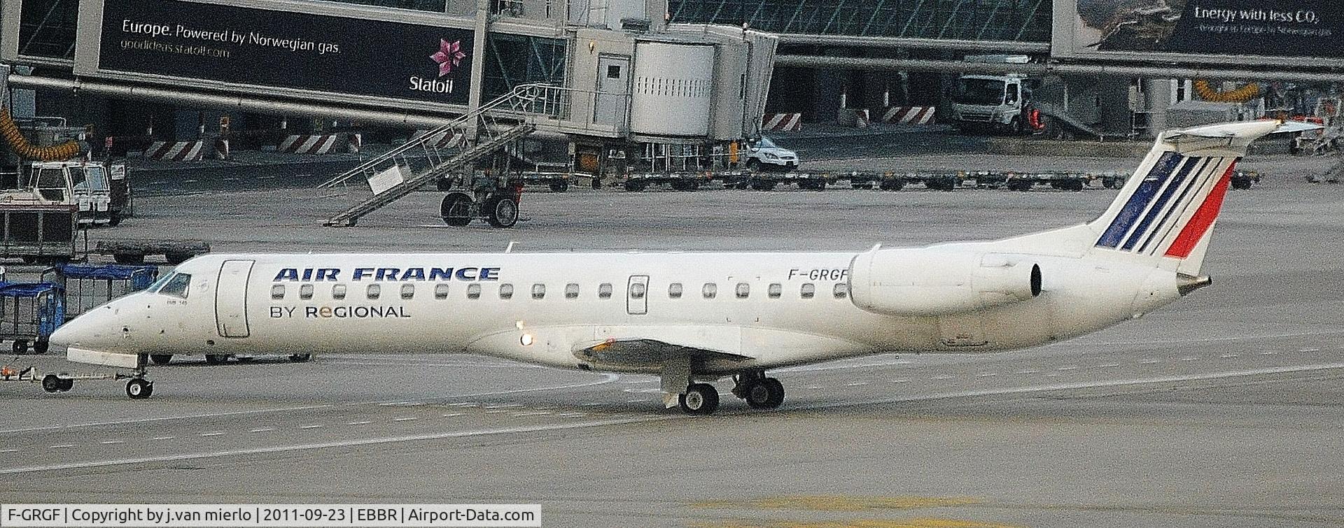 F-GRGF, 1998 Embraer EMB-145EU (ERJ-145EU) C/N 145050, Brussels