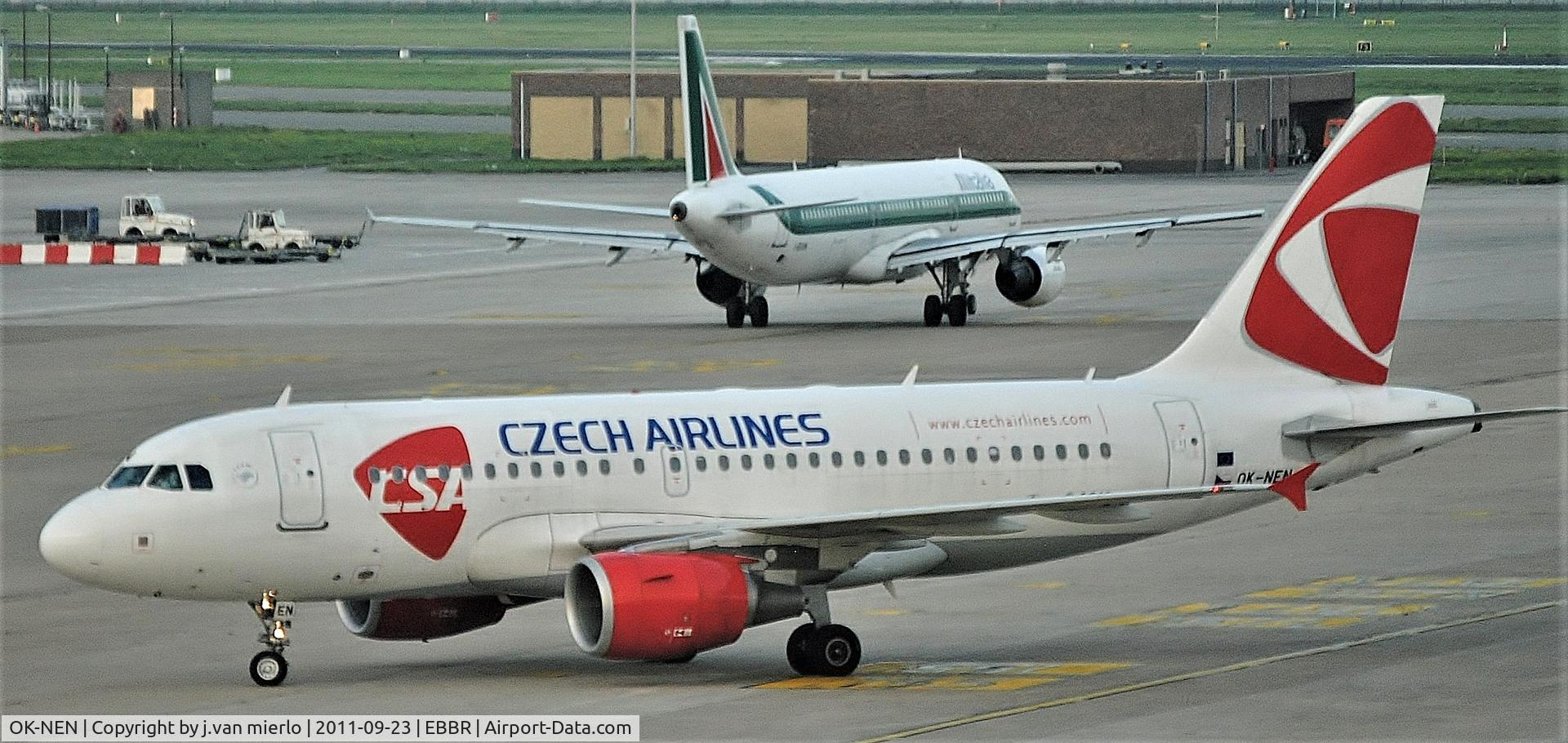 OK-NEN, 2008 Airbus A319-112 C/N 3436, Brussels