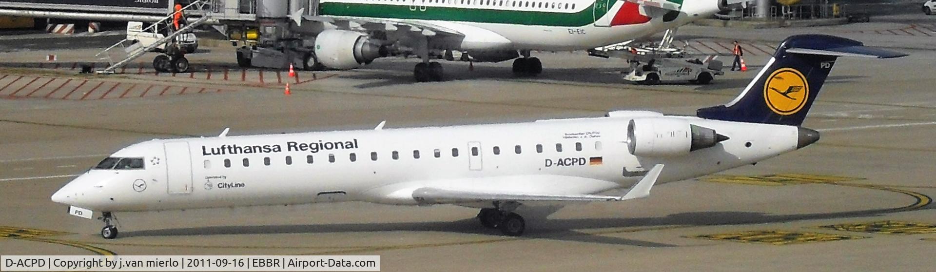 D-ACPD, 2001 Canadair CRJ-701ER (CL-600-2C10) Regional Jet C/N 10015, Brussels