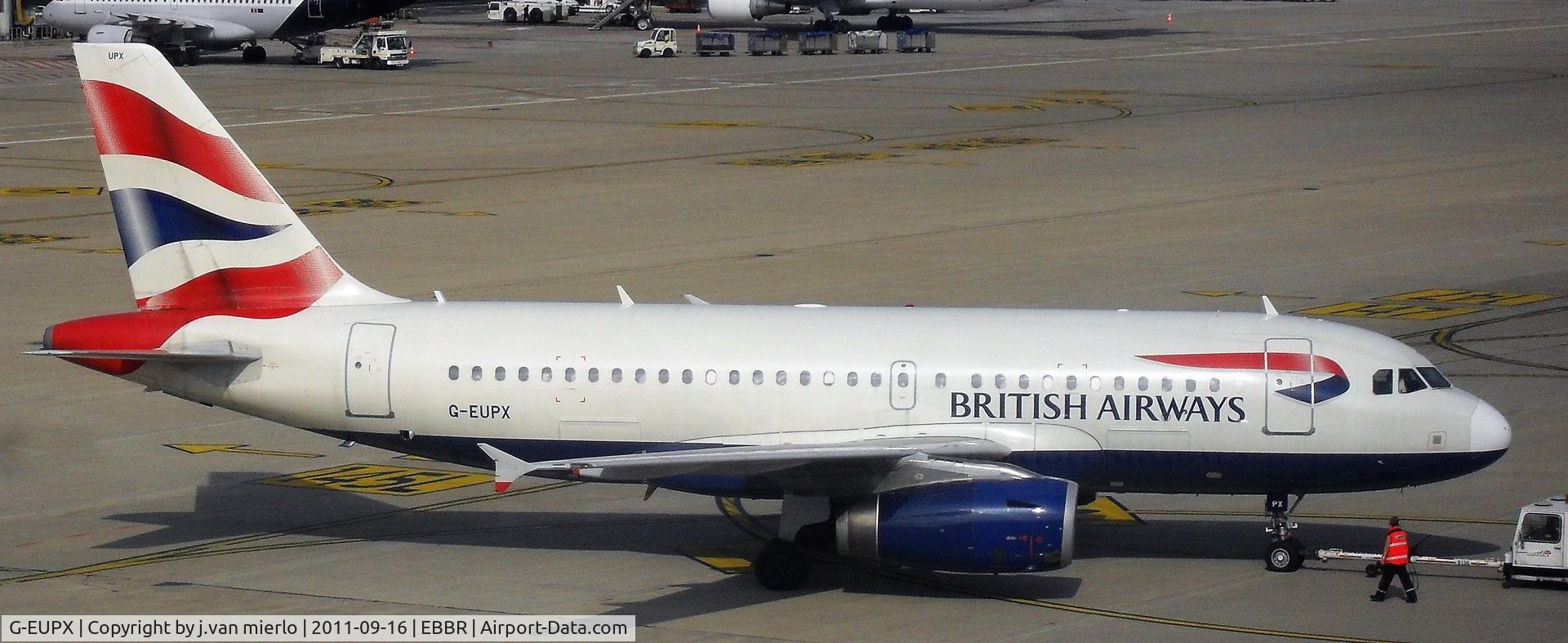 G-EUPX, 2001 Airbus A319-131 C/N 1445, Brussels