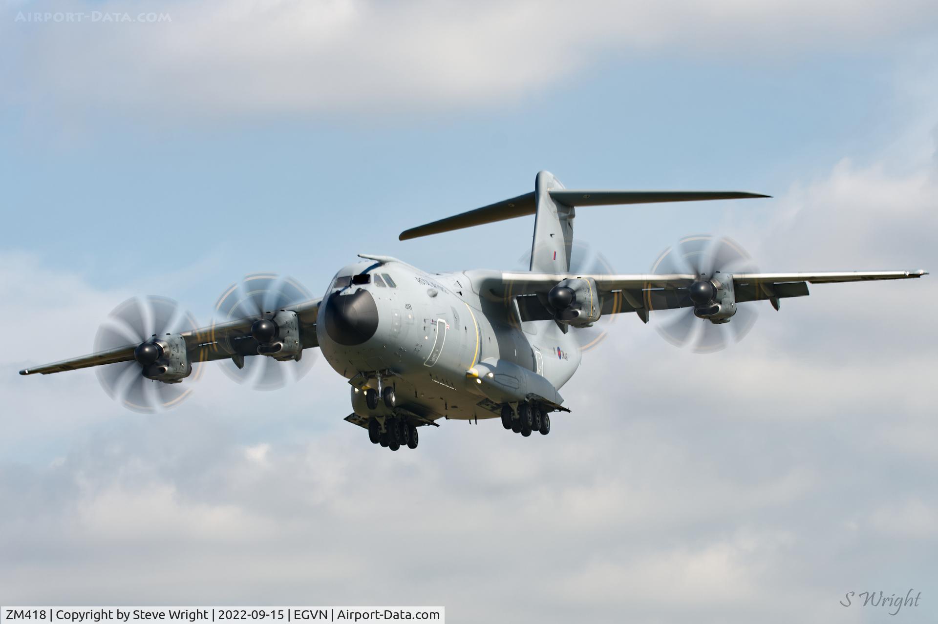 ZM418, 2018 Airbus A400M-180 Atlas C.1 C/N 056, RAF Brize Norton, Oxfordshire UK