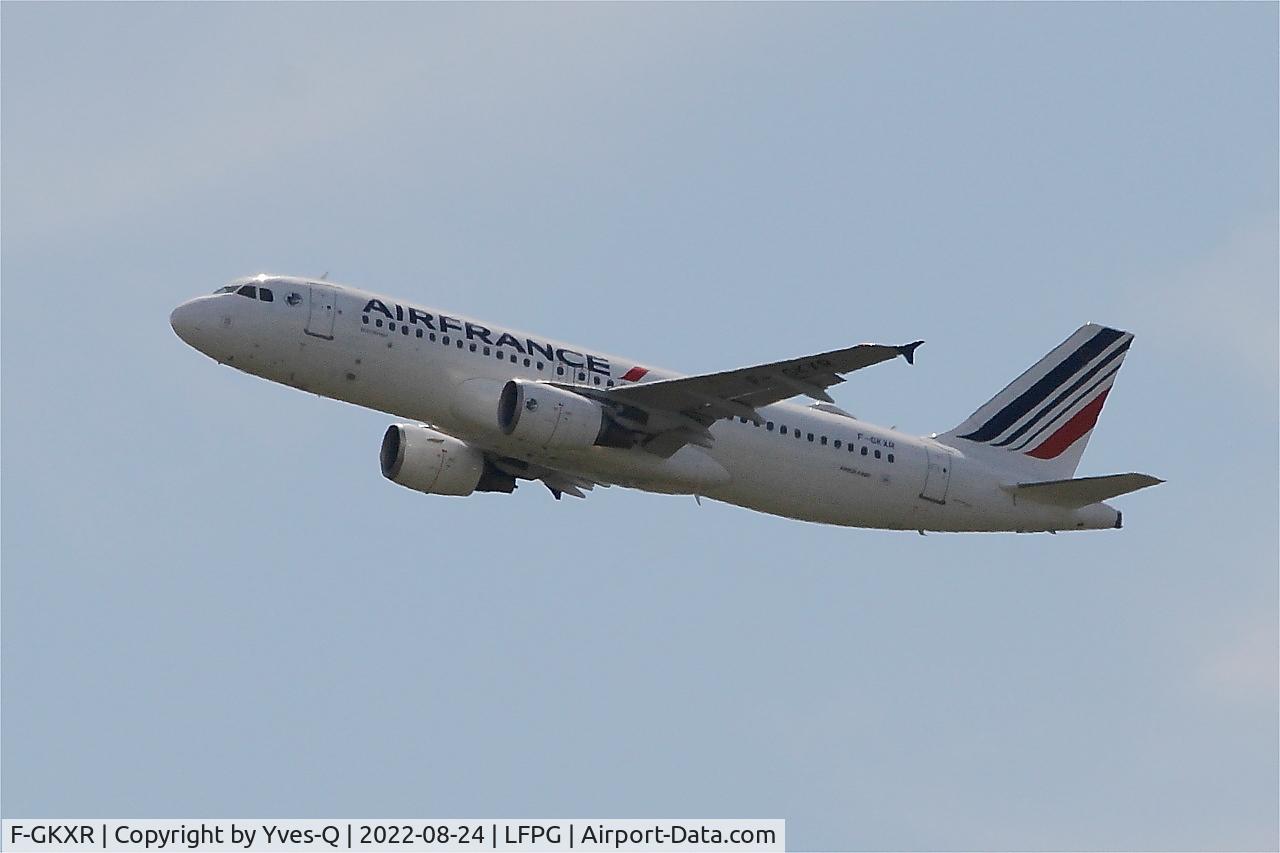 F-GKXR, 2009 Airbus A320-214 C/N 3795, Airbus A320-214, Take off rwy 08L, Roissy Charles De Gaulle airport (LFPG-CDG)