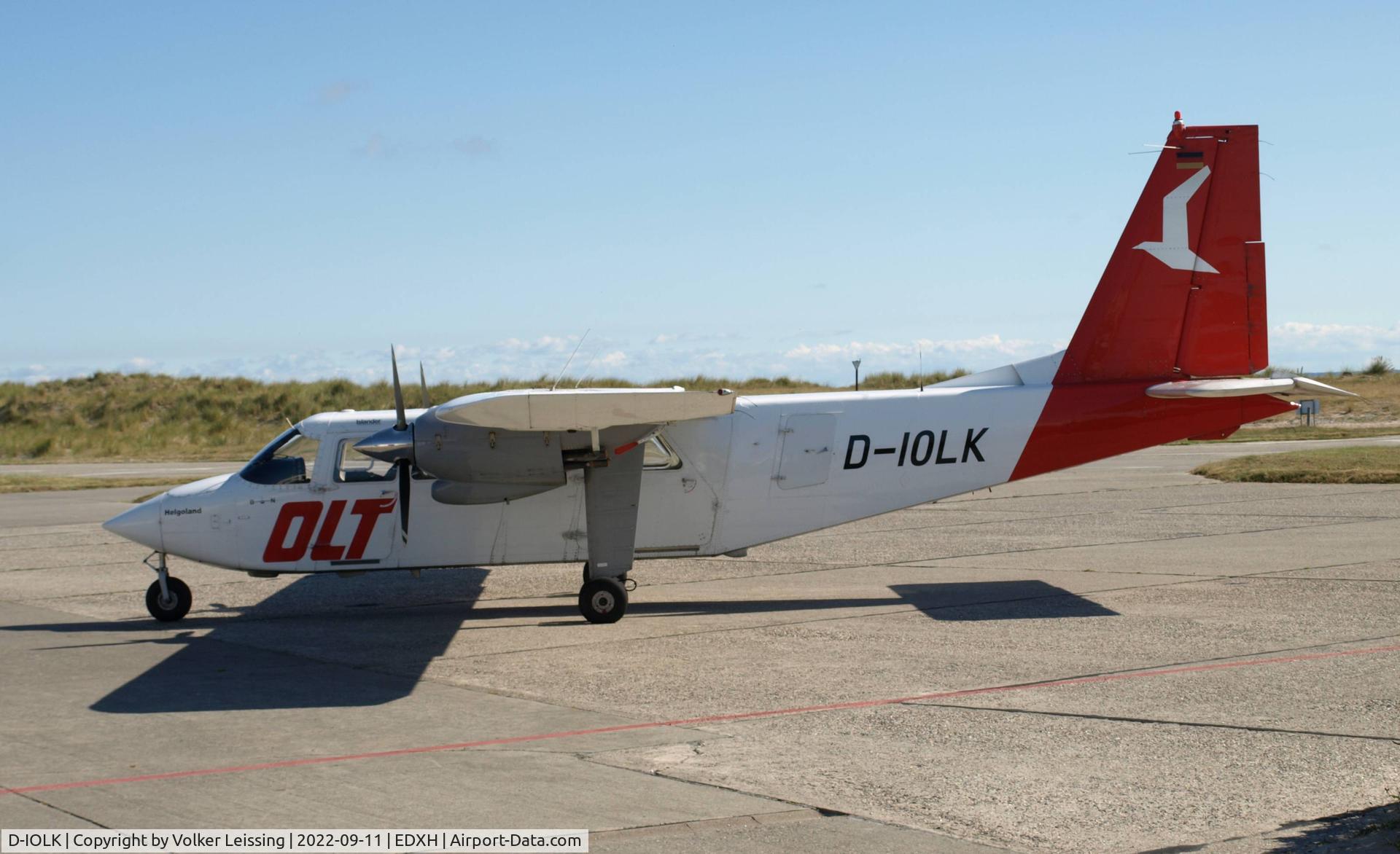 D-IOLK, 2009 Britten-Norman BN-2B-26 Islander C/N 2306, parking