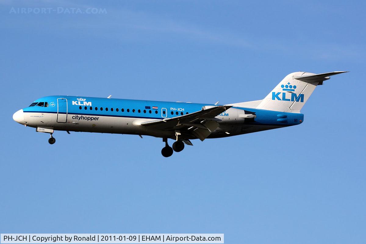 PH-JCH, 1994 Fokker 70 (F-28-0070) C/N 11528, at spl