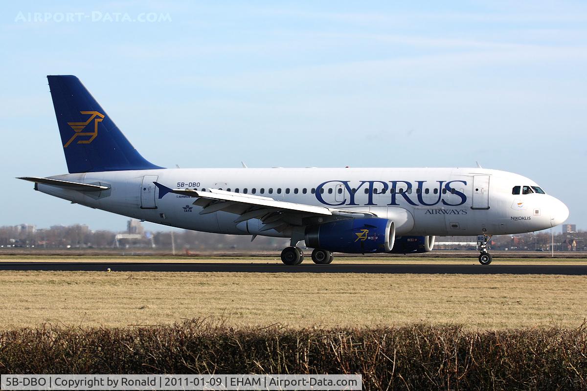 5B-DBO, 2002 Airbus A319-132 C/N 1729, at spl